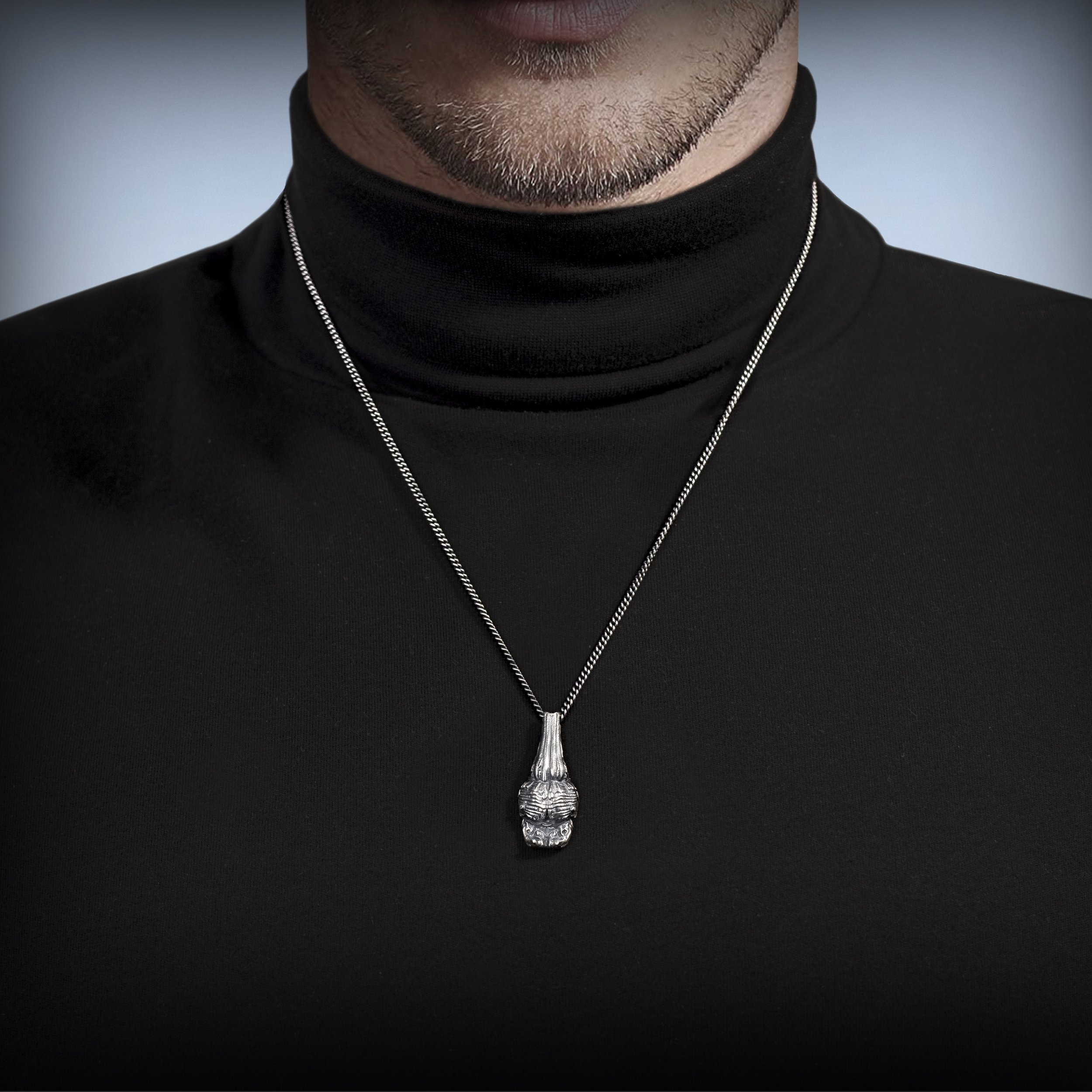 Buy Sterling Silver Brain Necklace Online