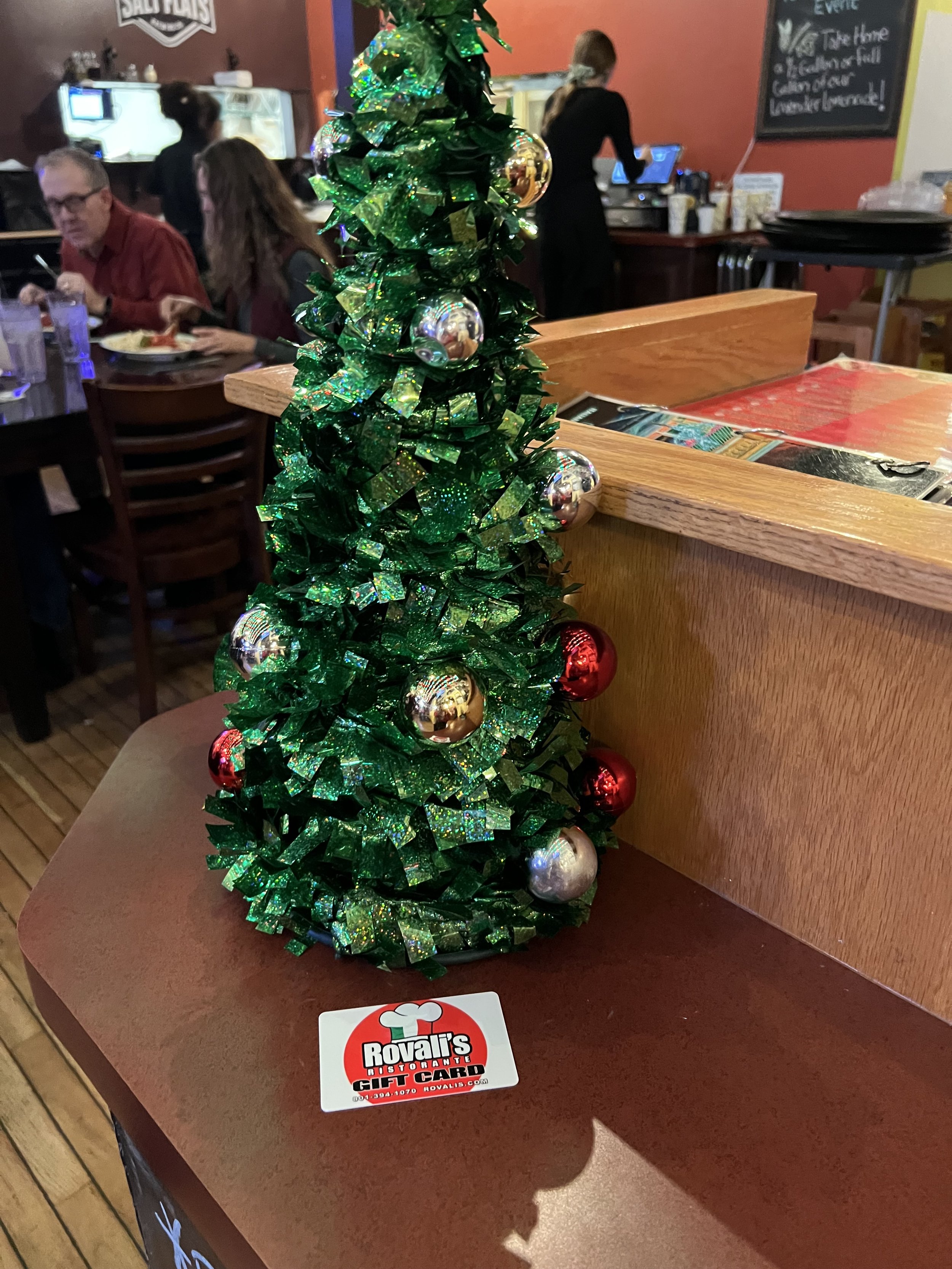 I love Rovali's most at Christmastime in Ogden because it's where I took my kids before the Holiday Electric Parade when they were little. This Italian eatery on Historic 25th Street for more than 20 years feels like home, and they have the best hous