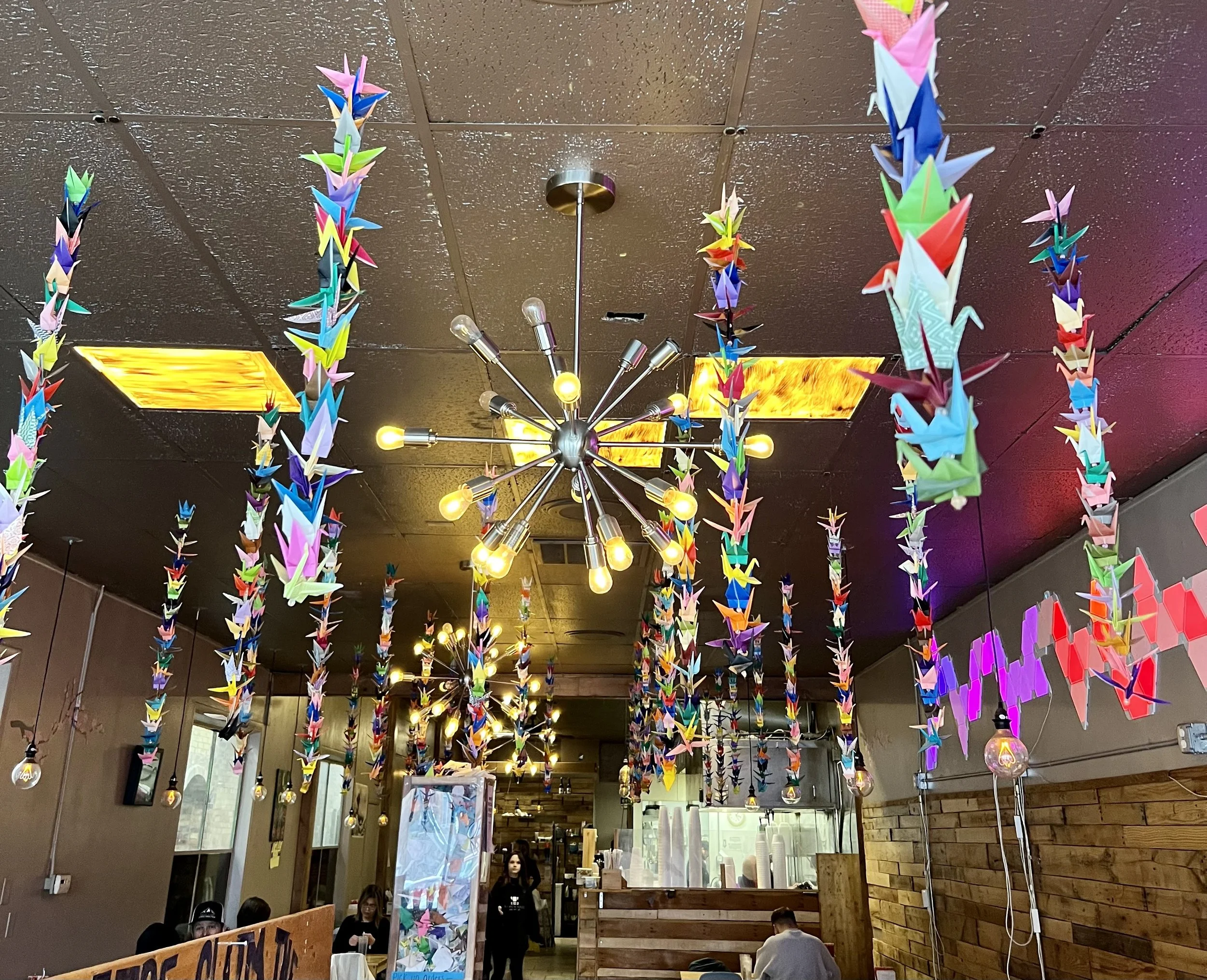 1,000 PAPER CRANE WISHES &amp; DELICIOUS FOOD