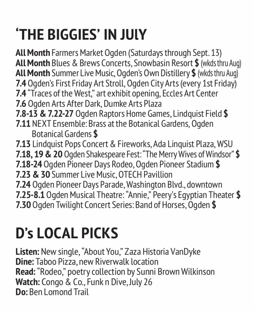 July ‘Biggies’ and Local Picks