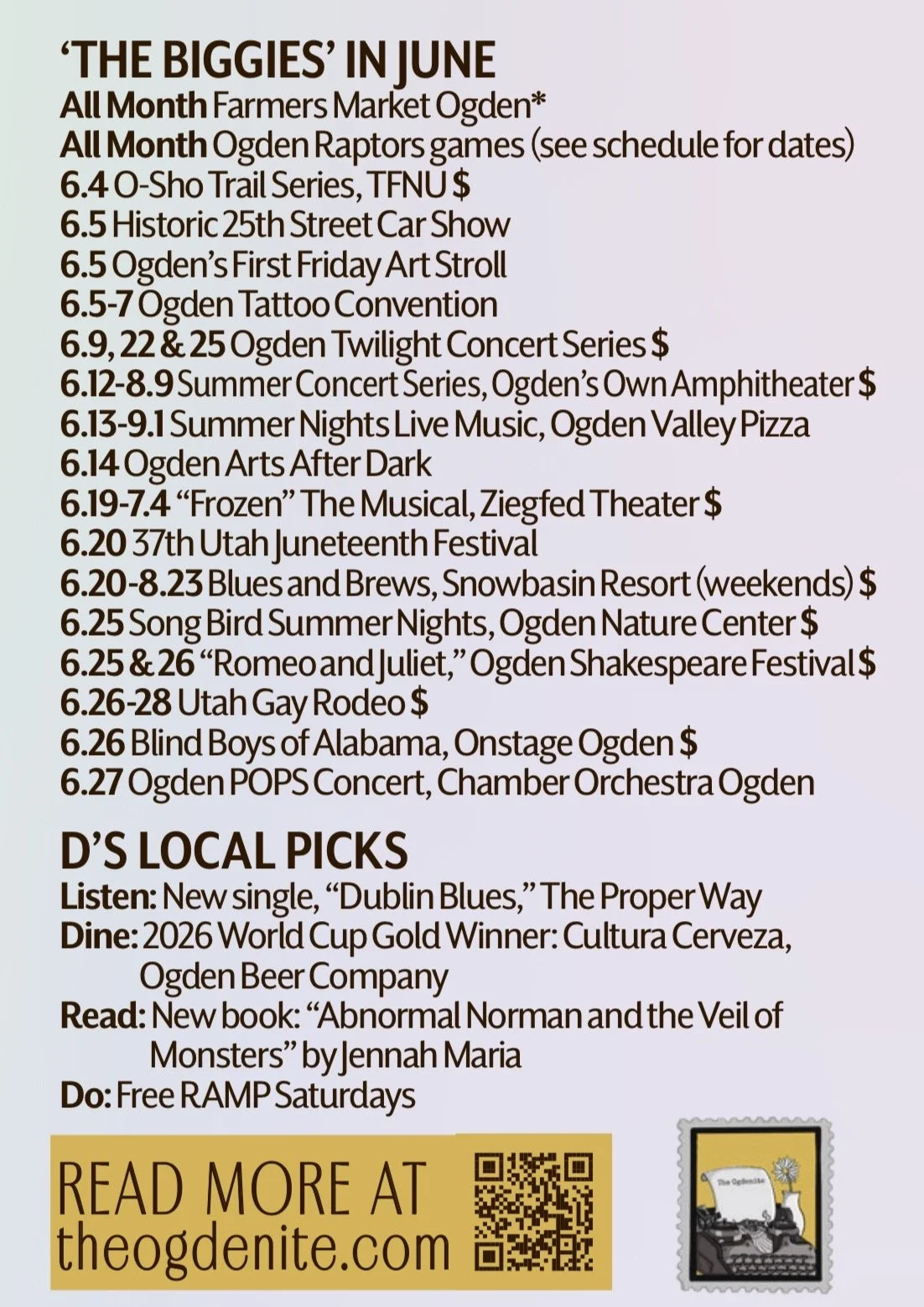 ‘The Biggies’ in June 2026