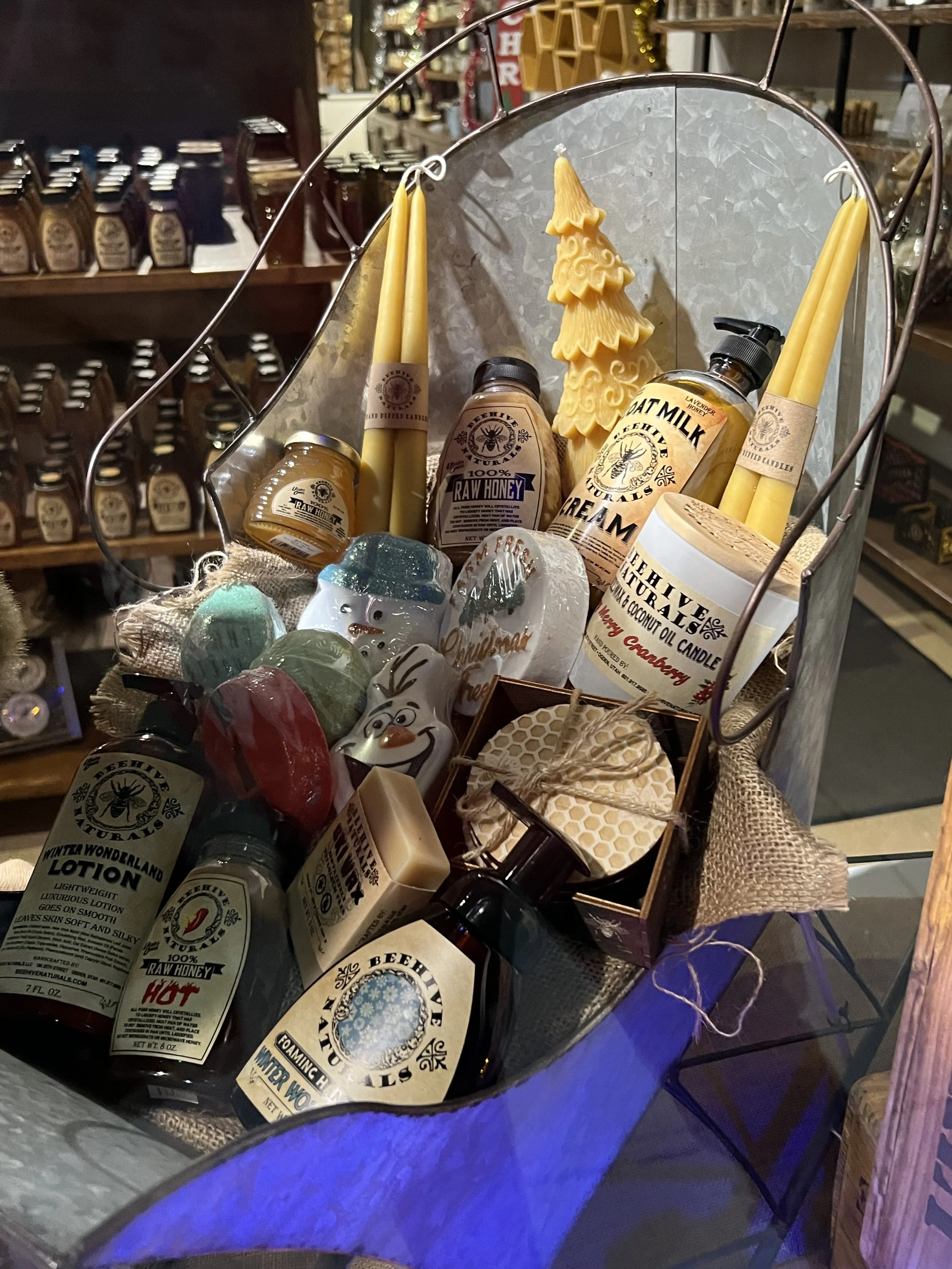 Soaps and lotions are always nice to receive, and Beehive Naturals is a great local alternative to Bath & Body Works - far superior, in my book. The store is full of locally-made gifts.