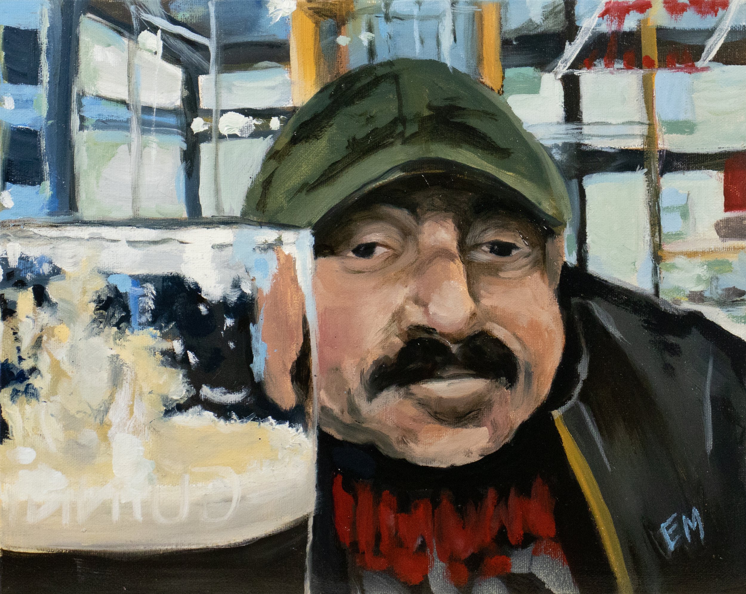 "Seth" 8x10 oil on linen 2023 $275