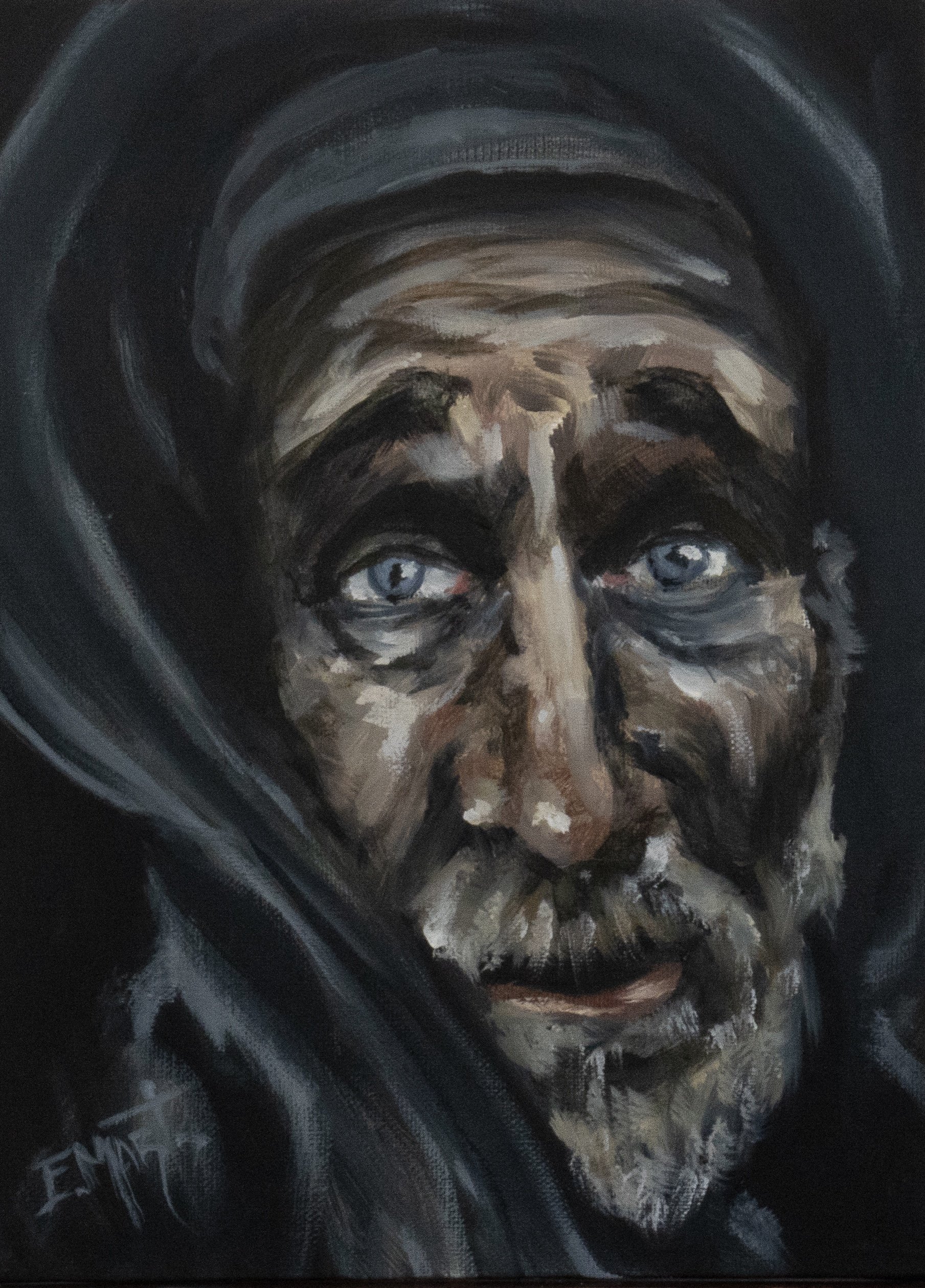 portrait study 8x6 oil on linen 2022 $150
