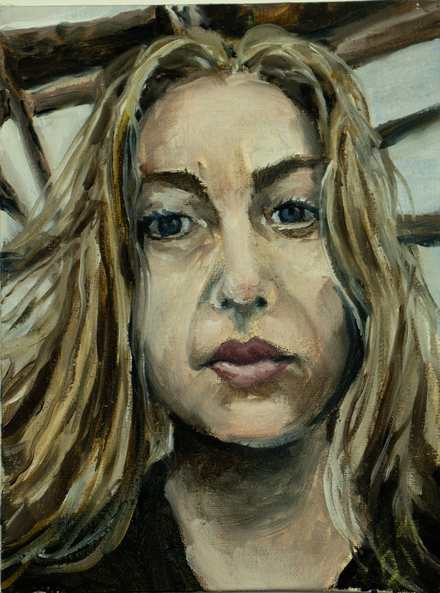 Portrait study (Eve) 8x6, oil on linen / private collection , 2021