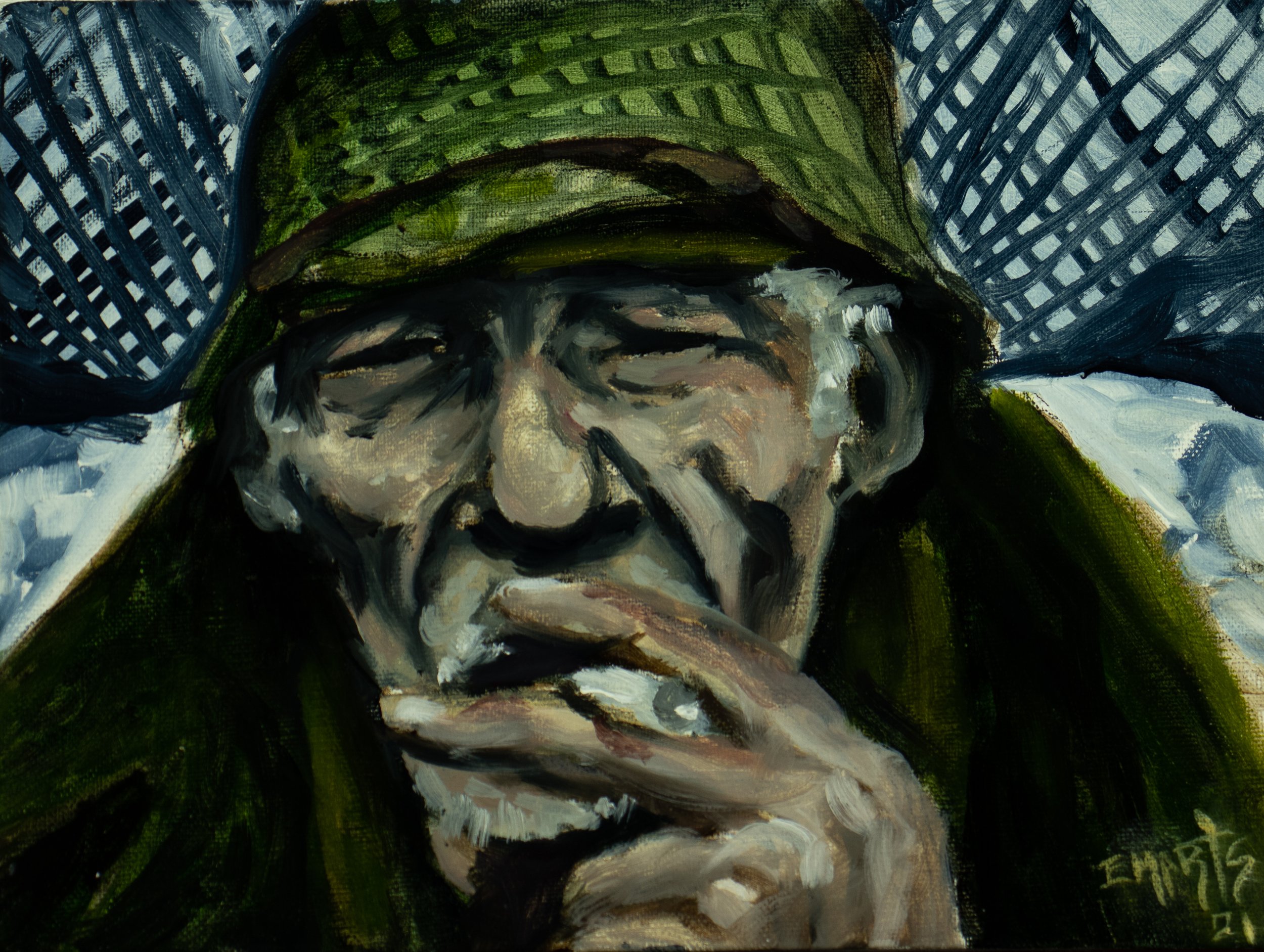 Portrait study, 8x6, oil on linen, 2021/ SOLD