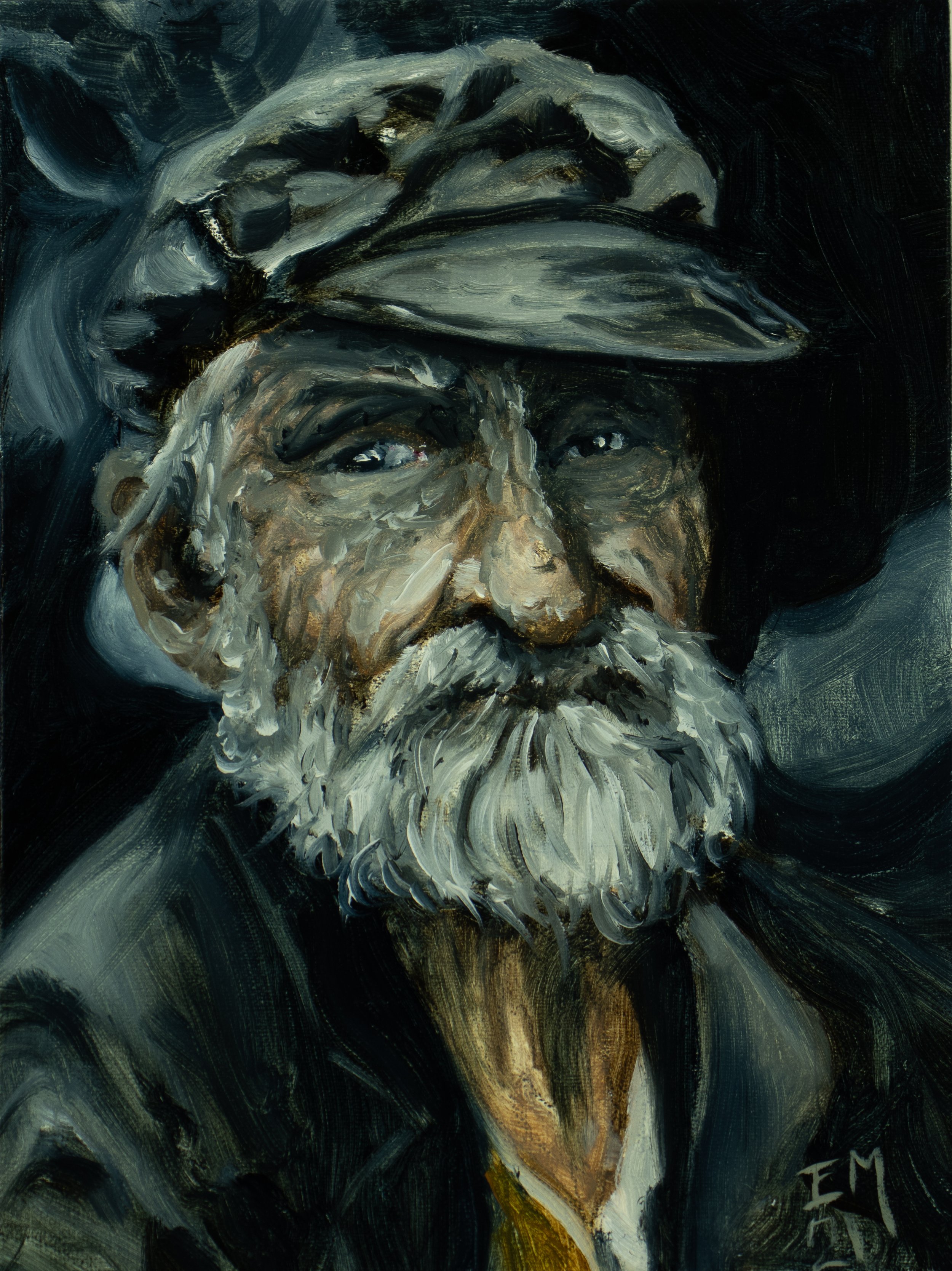 Portrait study, 8x6, oil on linen, 2021/ SOLD