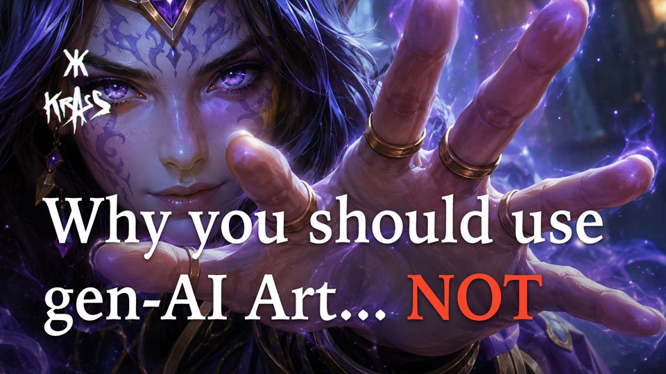 Why you should use gen-AI for your game art… not