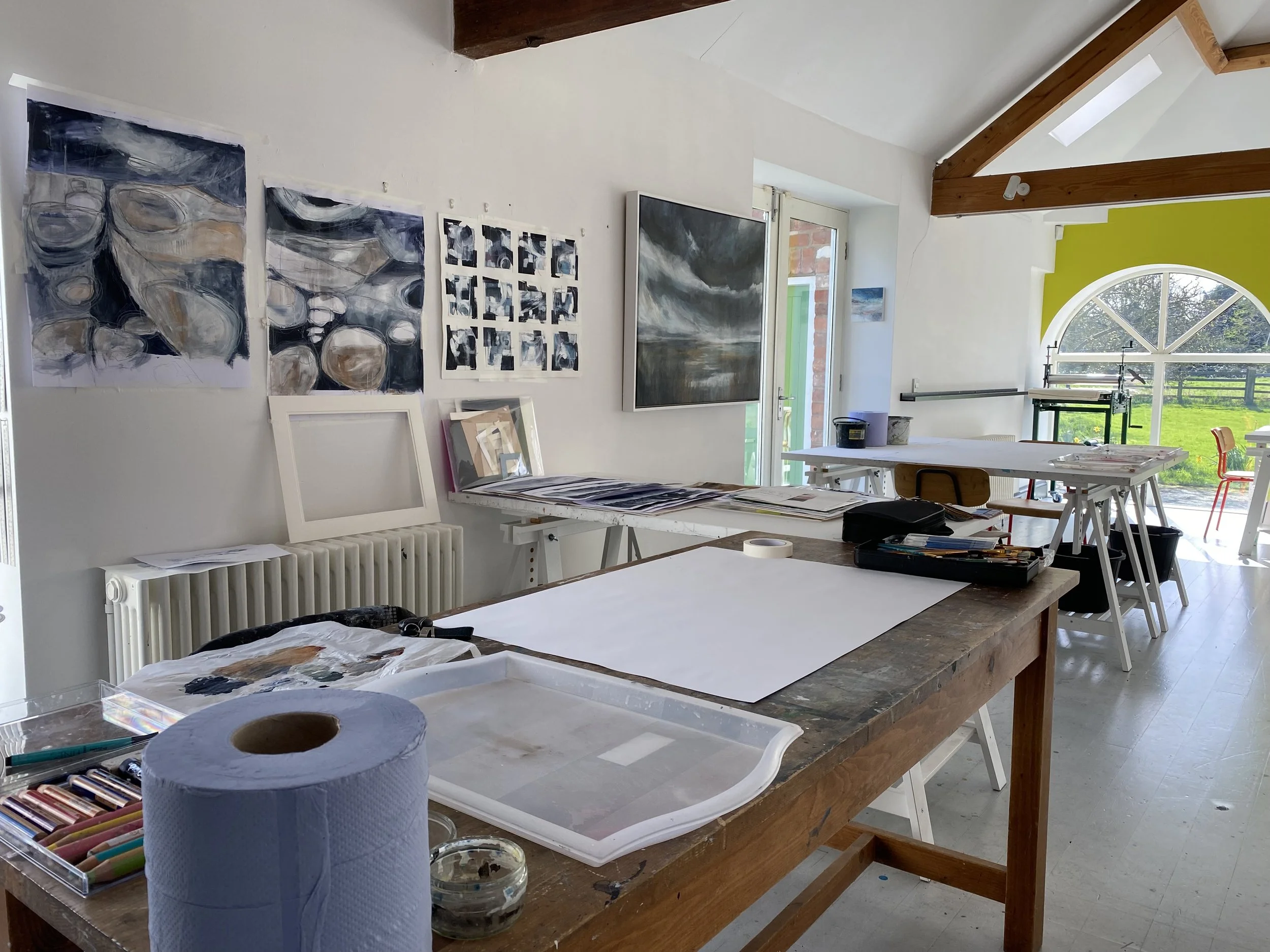 getting ready to run my Abstracting the Landscape course at Lund Studios.