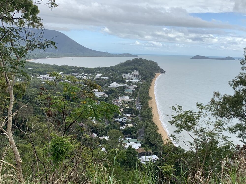 The new bush track leads to better views of Trinity Beach