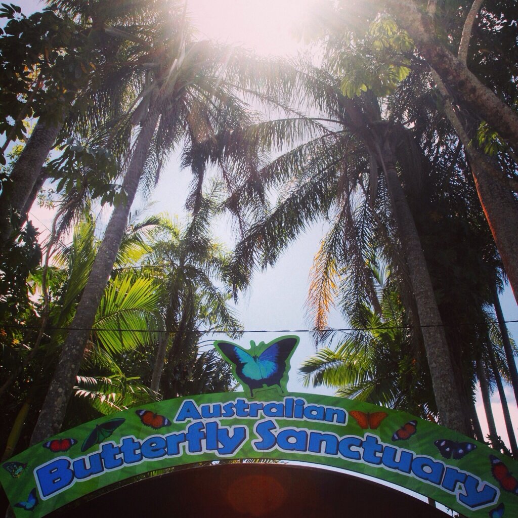 The entrance to the Butterfly Sanctuary in Kuranda