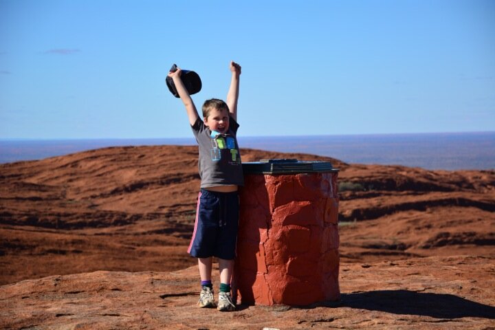 On top of Uluru