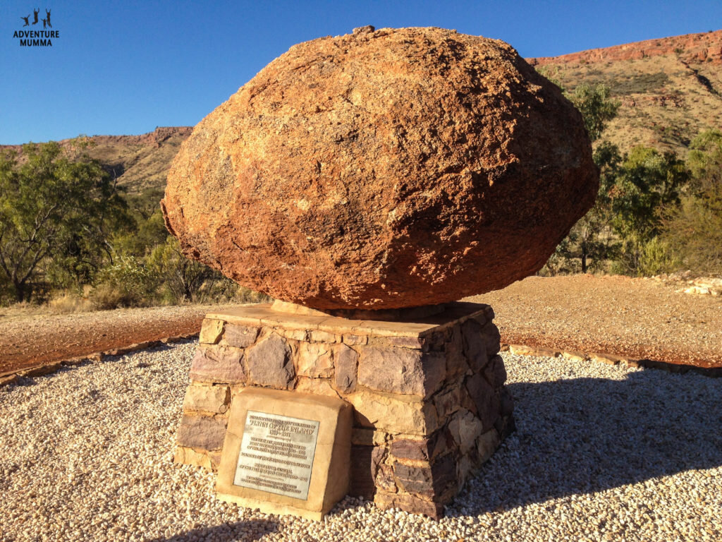 At the foot of the West MacDonnell Ranges stands John Flynn’s Grave – the man who is on our $20 note.