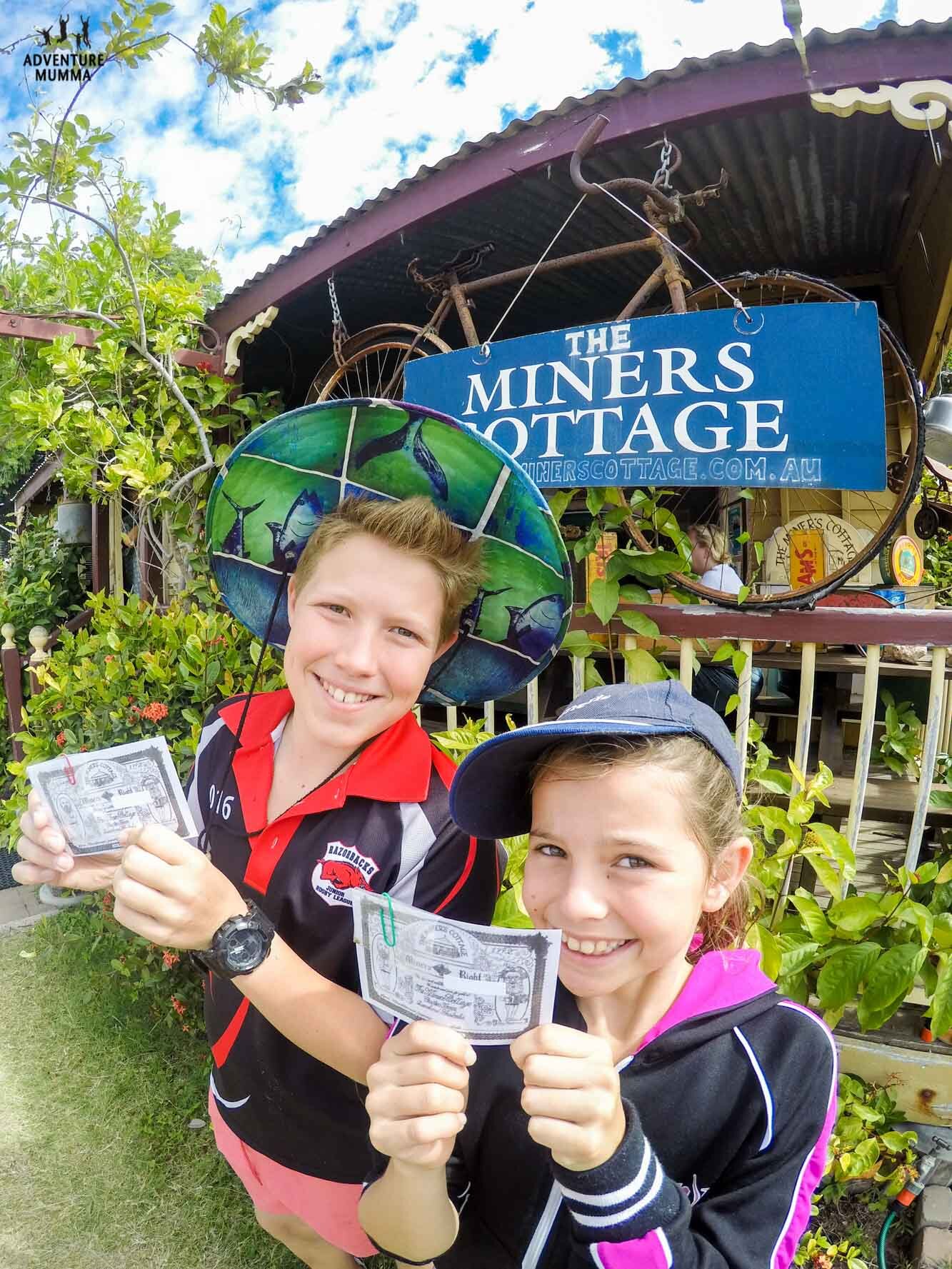 Kids loved panning for gold