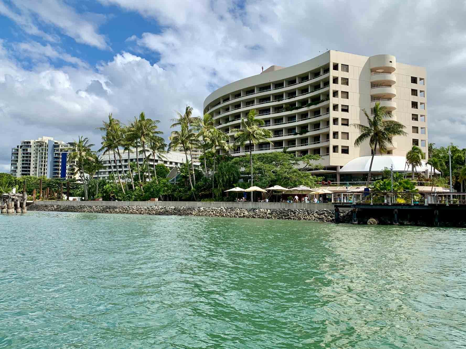 Hilton Cairns sits right on the waterfront
