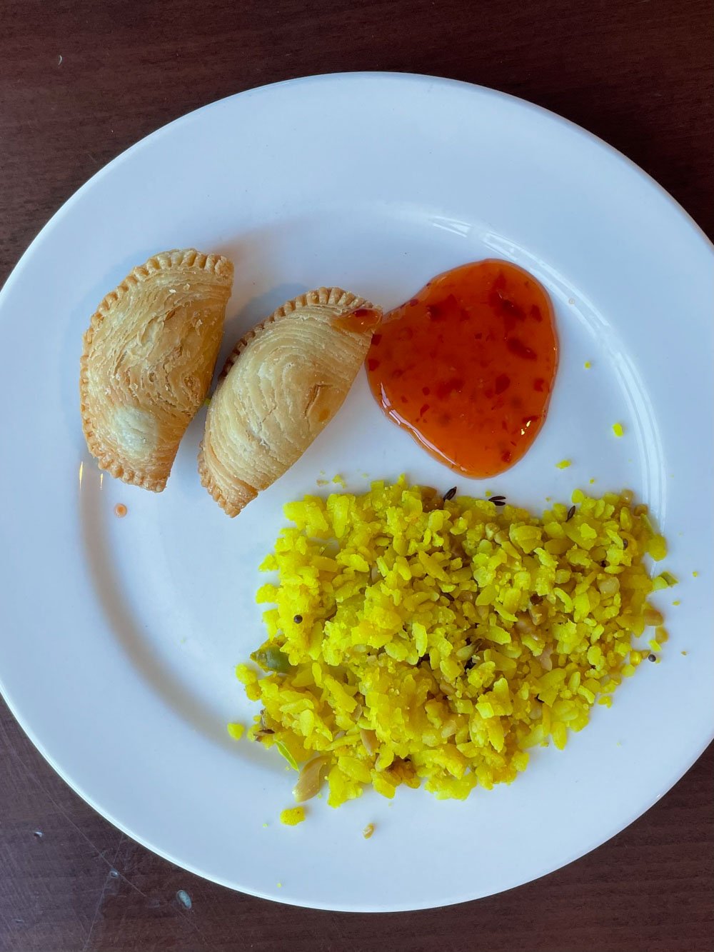 Traditional Indian breakfast option