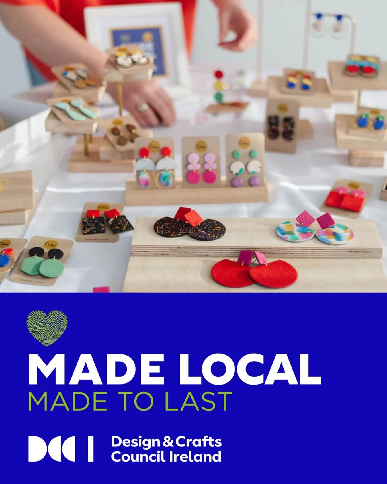 I&rsquo;m so proud to be part of Design &amp; Crafts Council Ireland&rsquo;s Made Local campaign again this year, shining a light on all the incredible Irish makers who pour their hearts, hands, and souls into what they do. 💫

When you choose to buy