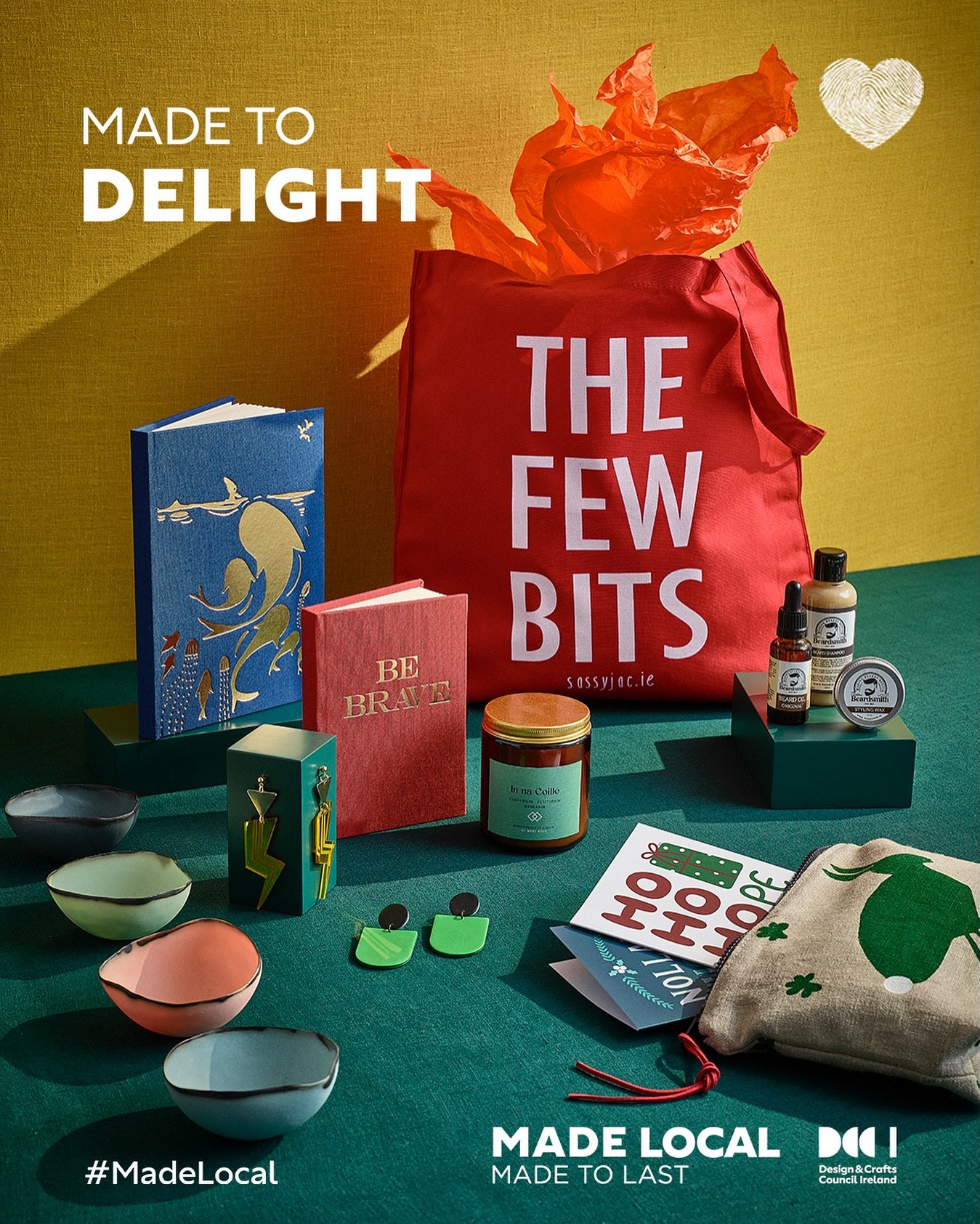 This Christmas, make them smile with something special!
I&rsquo;m delighted and honoured to have been chosen by The Design and Craft Council of Ireland to be included in this years Made Local campaign. My Cha Emerald earrings are loving themselves he