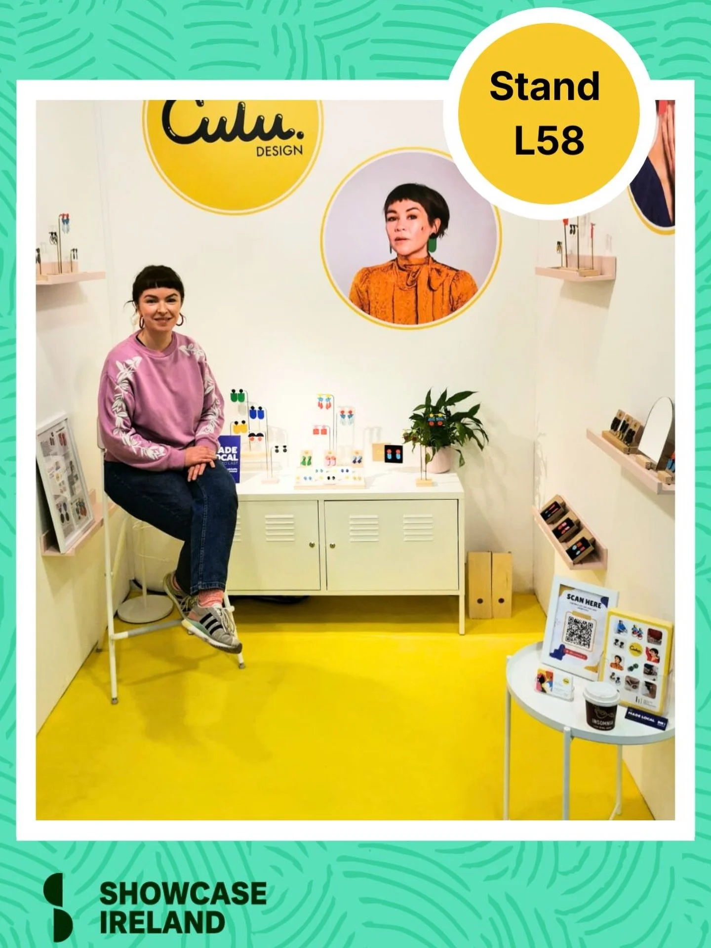 In case you didn&rsquo;t already hear me going ON about this one!!

I&rsquo;m exhibiting @&zwnj;showcase_ireland this weekend 😅
This was me on set up day at my first Showcase in 2024, excited and absolutely bricking it in equal measures! I was so ne