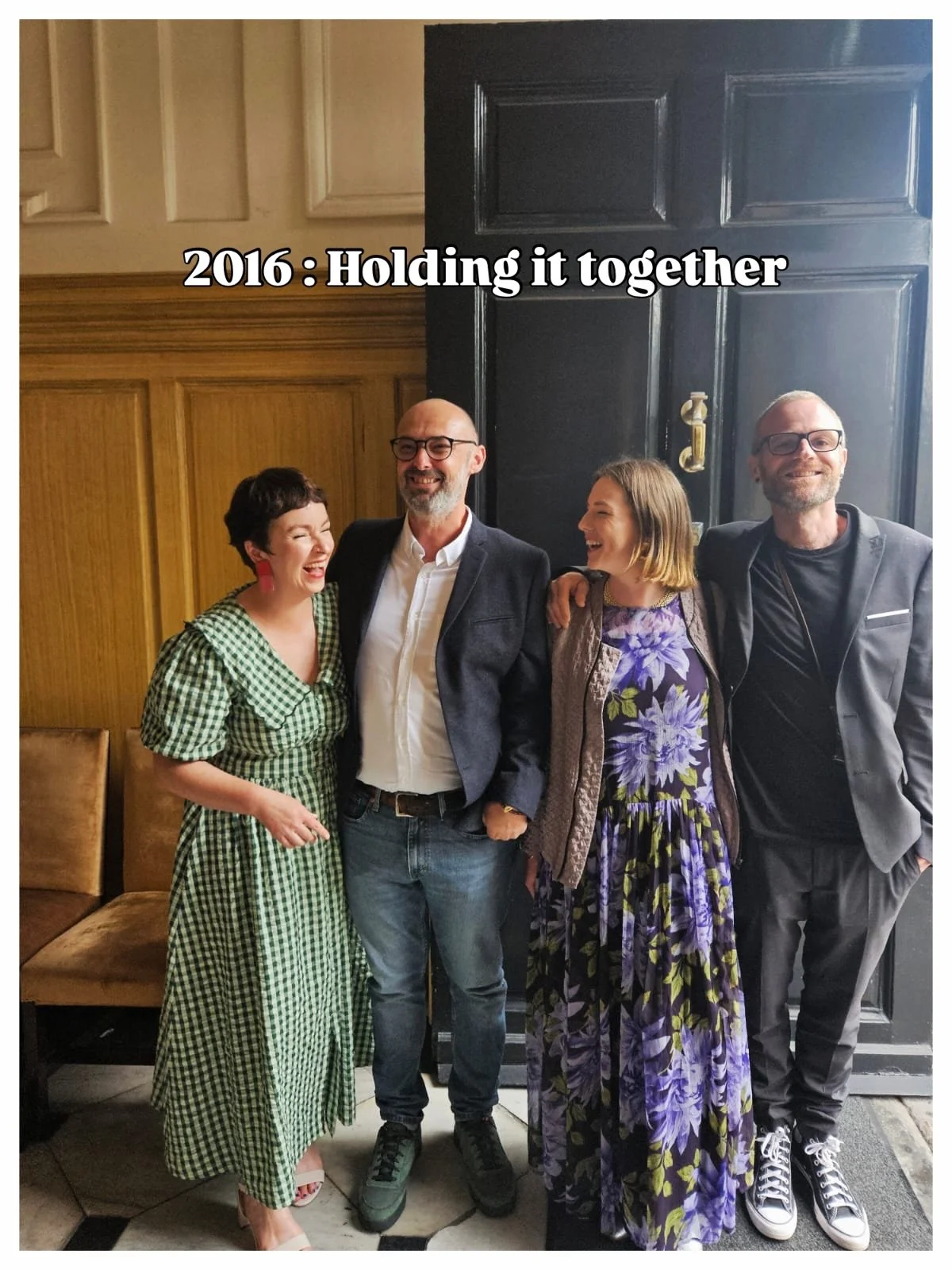 2016:
Life was shifting in ways I didn&rsquo;t expect, and I was awkwardly learning how to start again.
Working in a corporate job that I felt no real connection to
(besides my work buddies, you know who you are 💛).
Somewhere in the chaos there was 