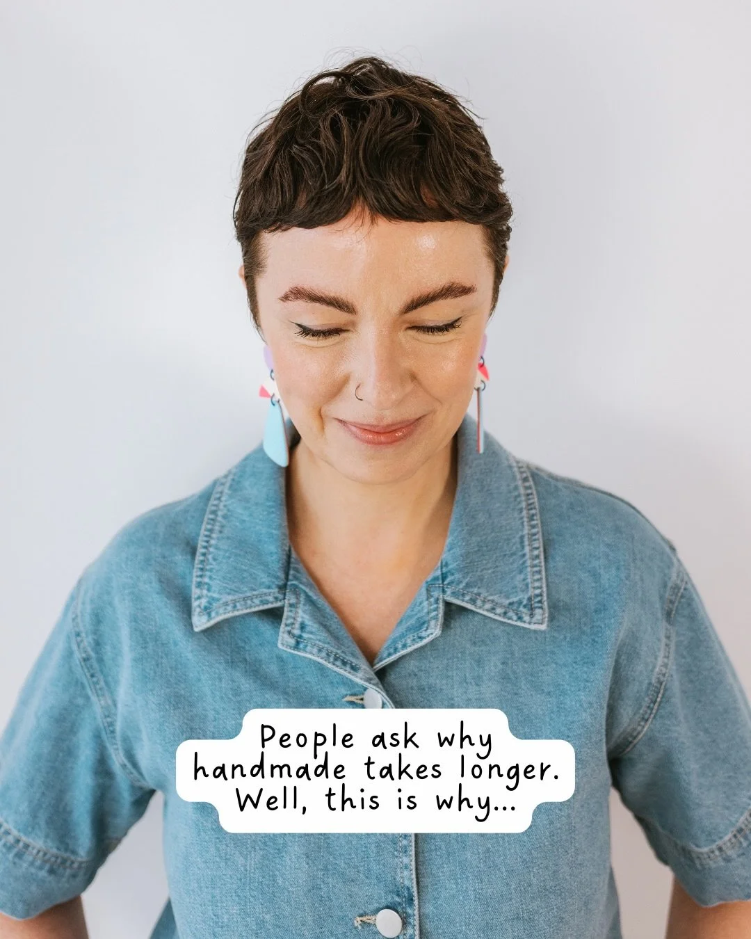 A little thank you 💛

Culu really is a one woman show.

Designing, making, posting, emails, photos&hellip; all of it.
So every order, every message and every pair of earrings you choose to wear genuinely means the world to me.

Running a small handm