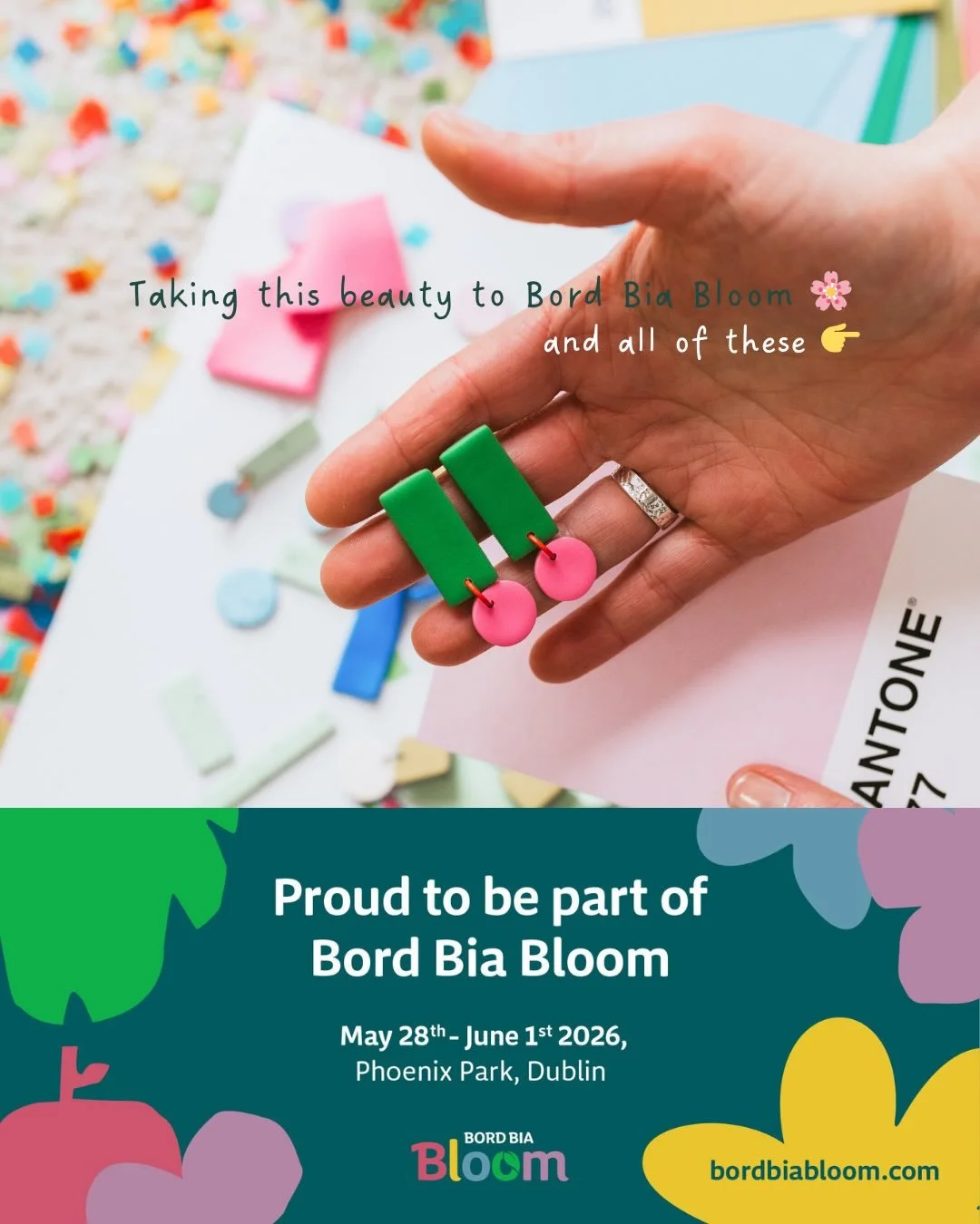 Prep for Bord Bia Bloom is WELL underway over here 🌸

The studio is currently an explosion of colour and clay, I don&rsquo;t know if I&rsquo;m coming or going, and am trying my best to stay sane 😅

Here&rsquo;s a little peek at some of the pieces c