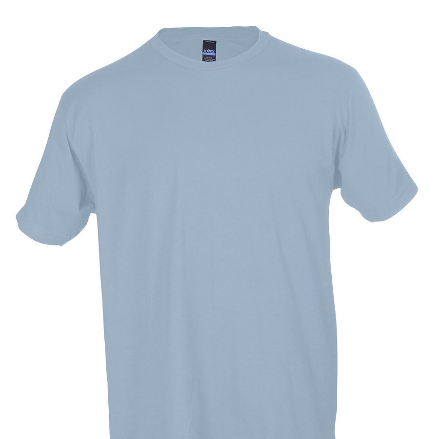 Tultex Apparel 202 Fine Jersey Tee in Baby Blue