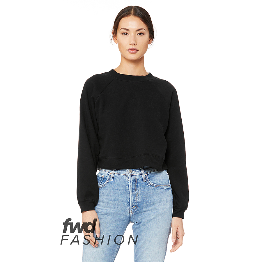 Bella+Canvas 7505 FWD Fashion Women’s Raglan Pullover Fleece