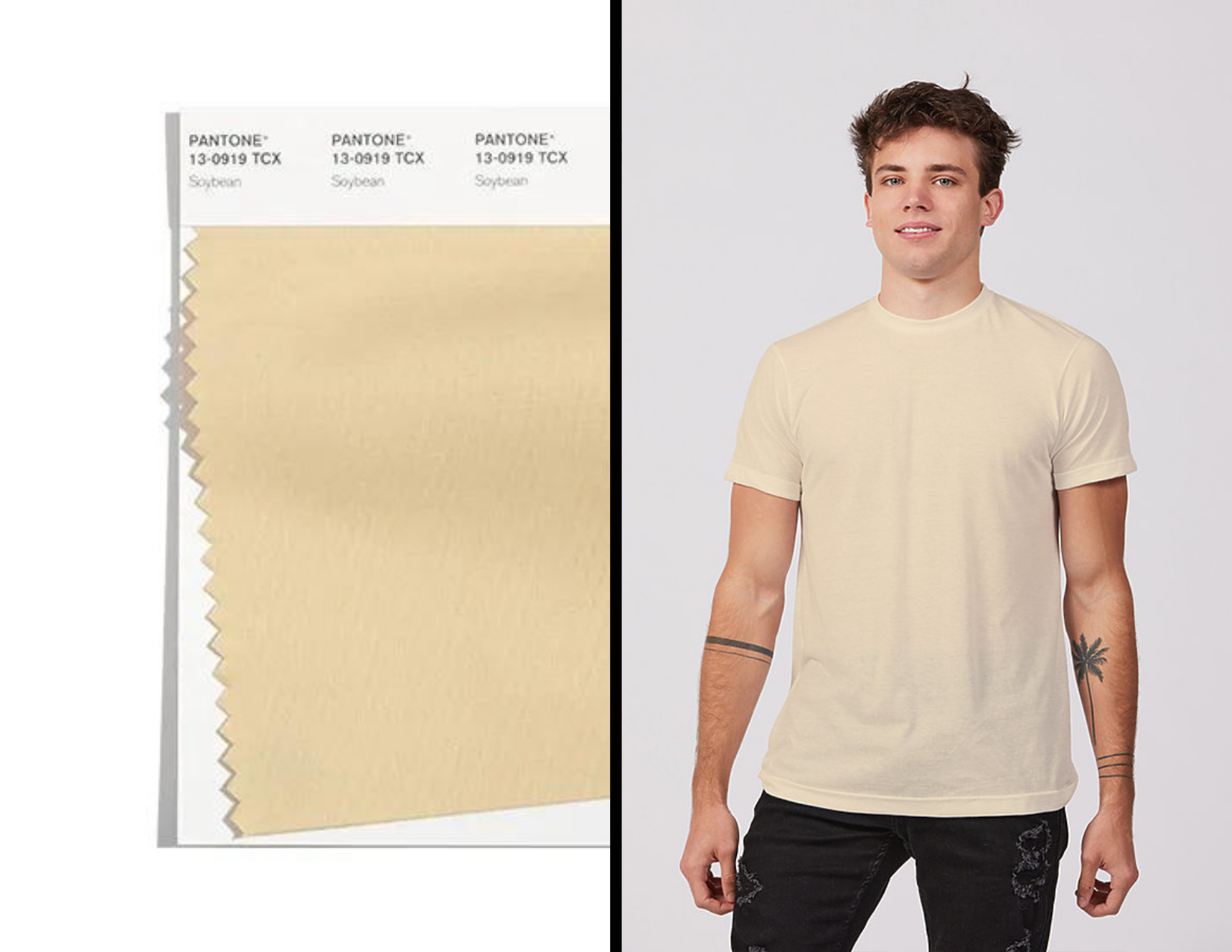 Pictured: Tultex Premium 502 in Buttercream