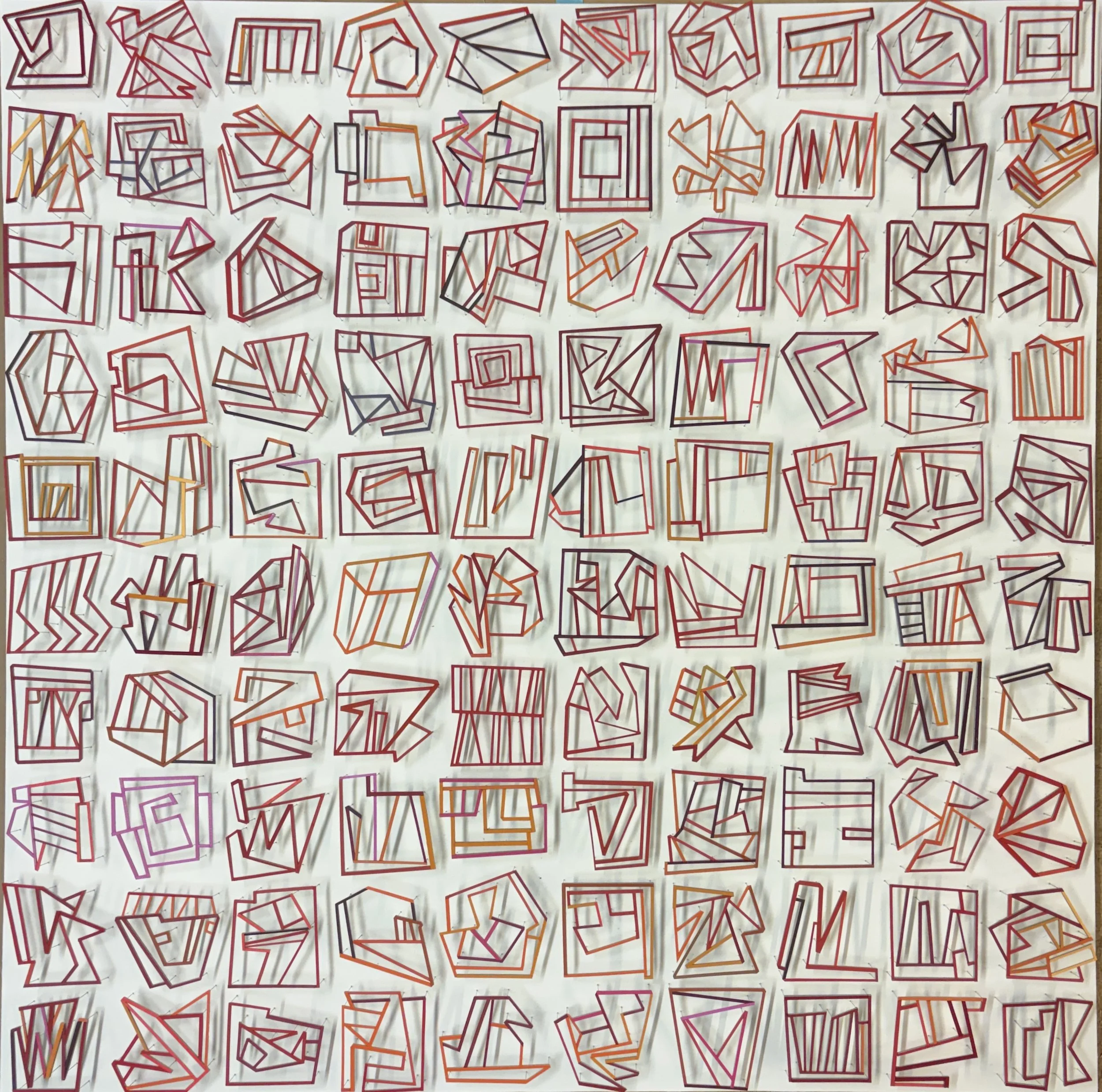 100 Red Drawings 2026