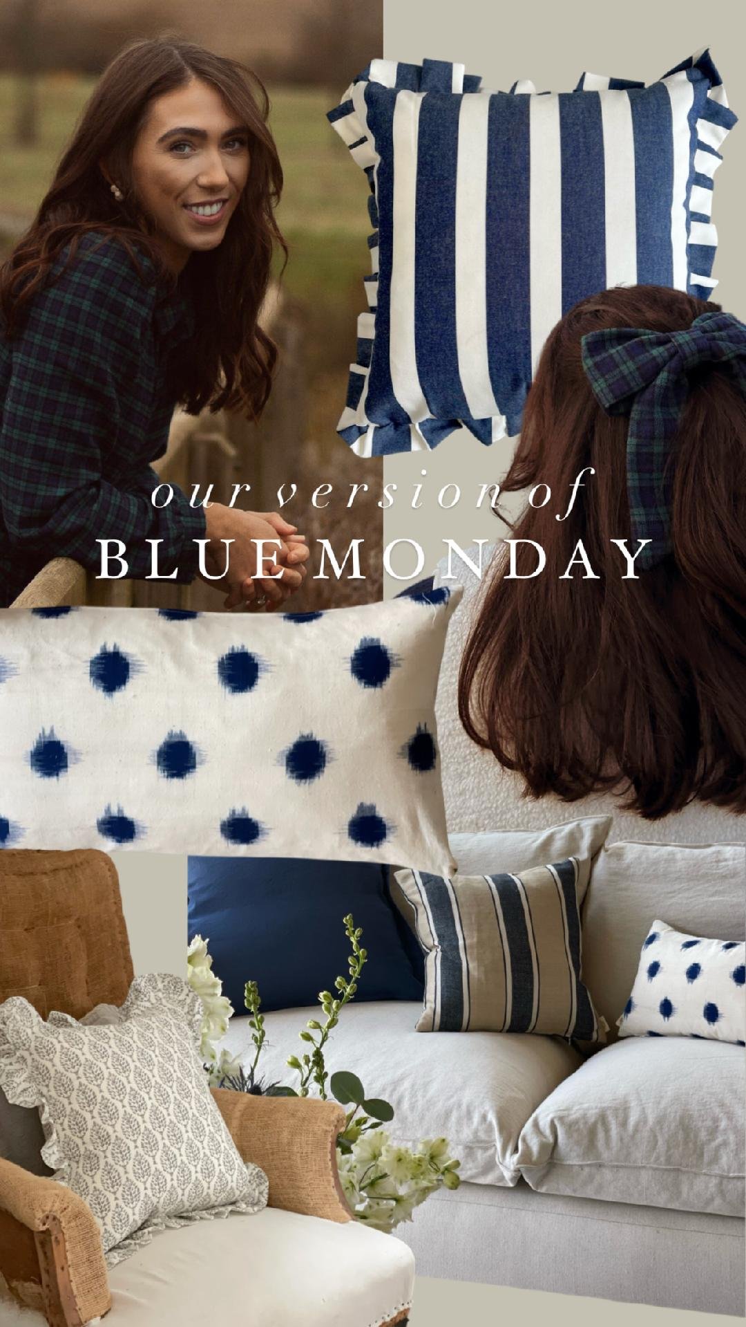 COMBAT THE WINTER BLUES & SHOP OUR CURATED SELECTION OF BLUE PIECES FOR YOUR HOME AND WARDROBE!