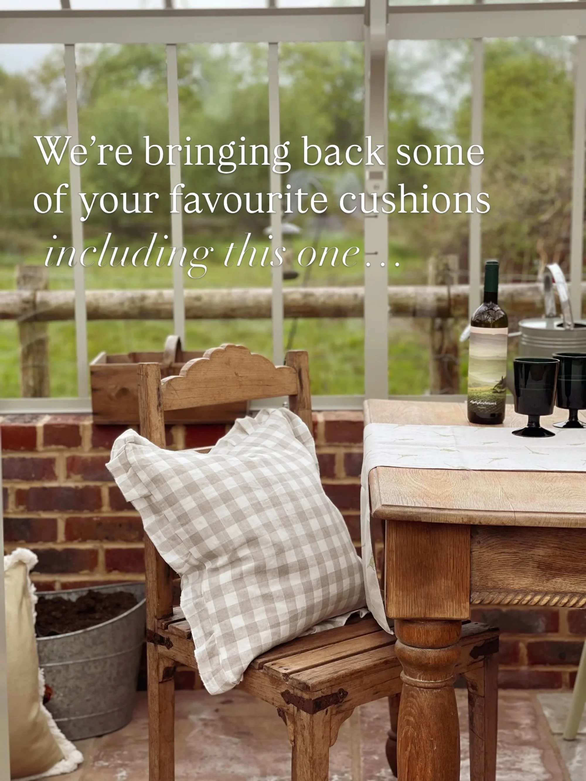 We recently had a flurry of requests for some past season cushions, and have made the decision to bring a few back for a very limited time only. 

If you missed them the first time they&rsquo;ll be available for the rest of August - as always hand ma