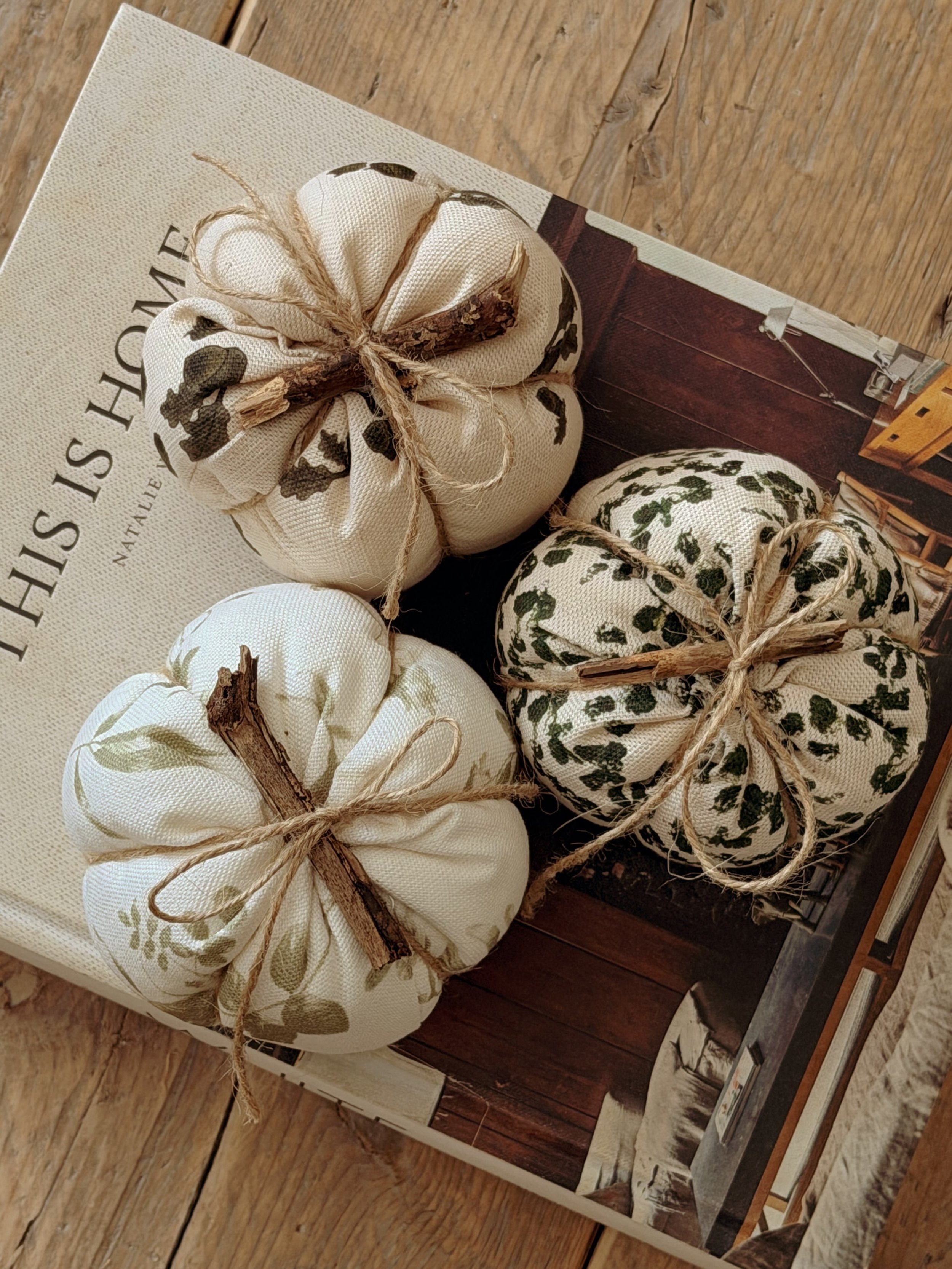 A final little harvest;

Today is the last day to shop our handmade fabric harvest pumpkins for the season. 

Made from the same beautiful fabrics you know and love, using pieces that would otherwise go to waste &amp; finished with a foraged twig for