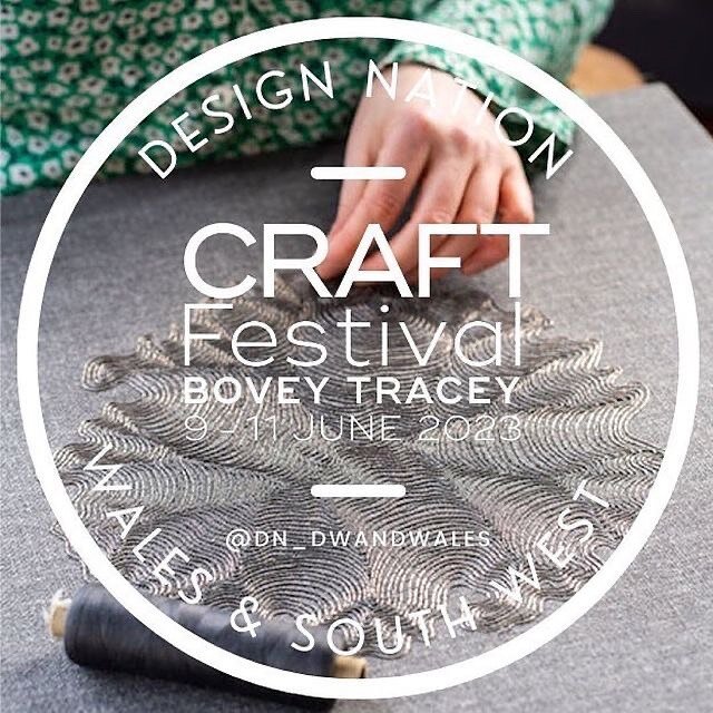 I&rsquo;m very excited share that I will be demonstrating my embroidery alongside a very talented line up of 
@design_nationuk as part of @craftfestival beginning of next month, 9-11 June at Bovey Tracey.
⠀⠀⠀⠀⠀⠀⠀⠀⠀
Come and meet us - Design Nation Wa