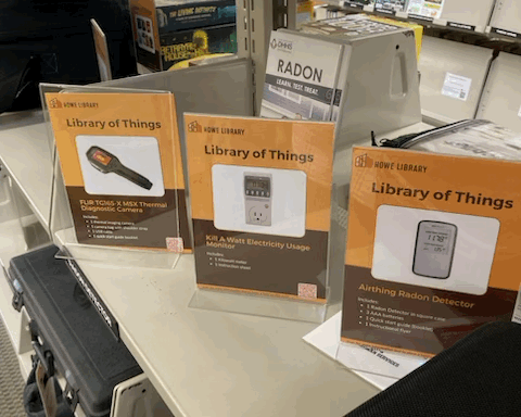 Who Knew Howe Library Has a Tool That Lets You Locate Heat Loss in Walls, Windows and Doors to Save Energy?