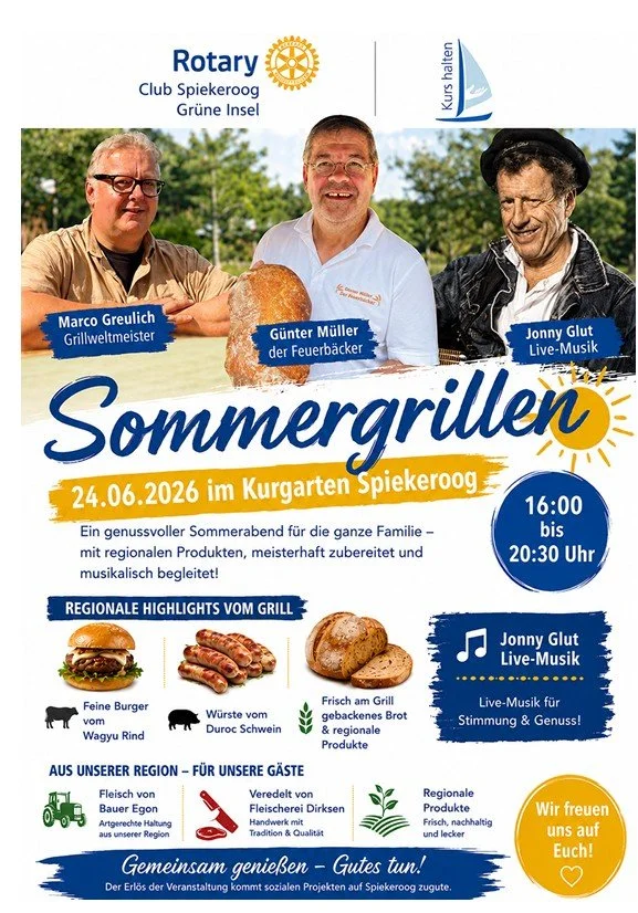 Charity BBQ auf Spiekeroog