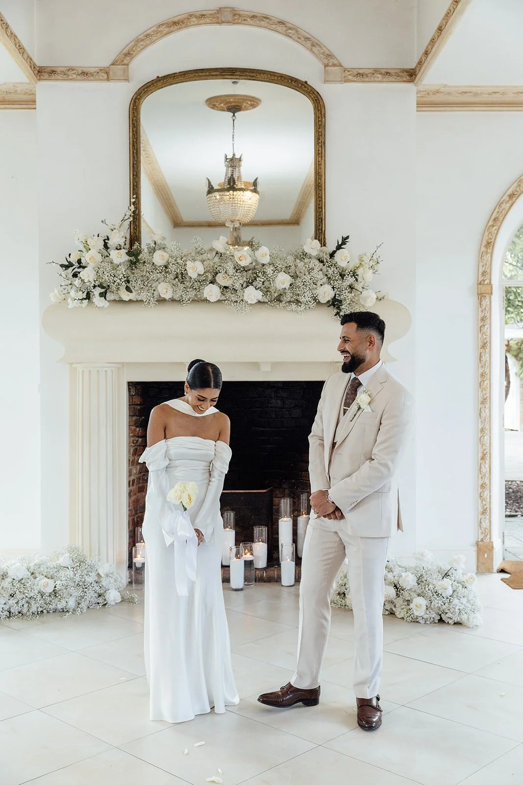 Luxury White Wedding Flowers at Northbrook Park: A Floral Design Case Study