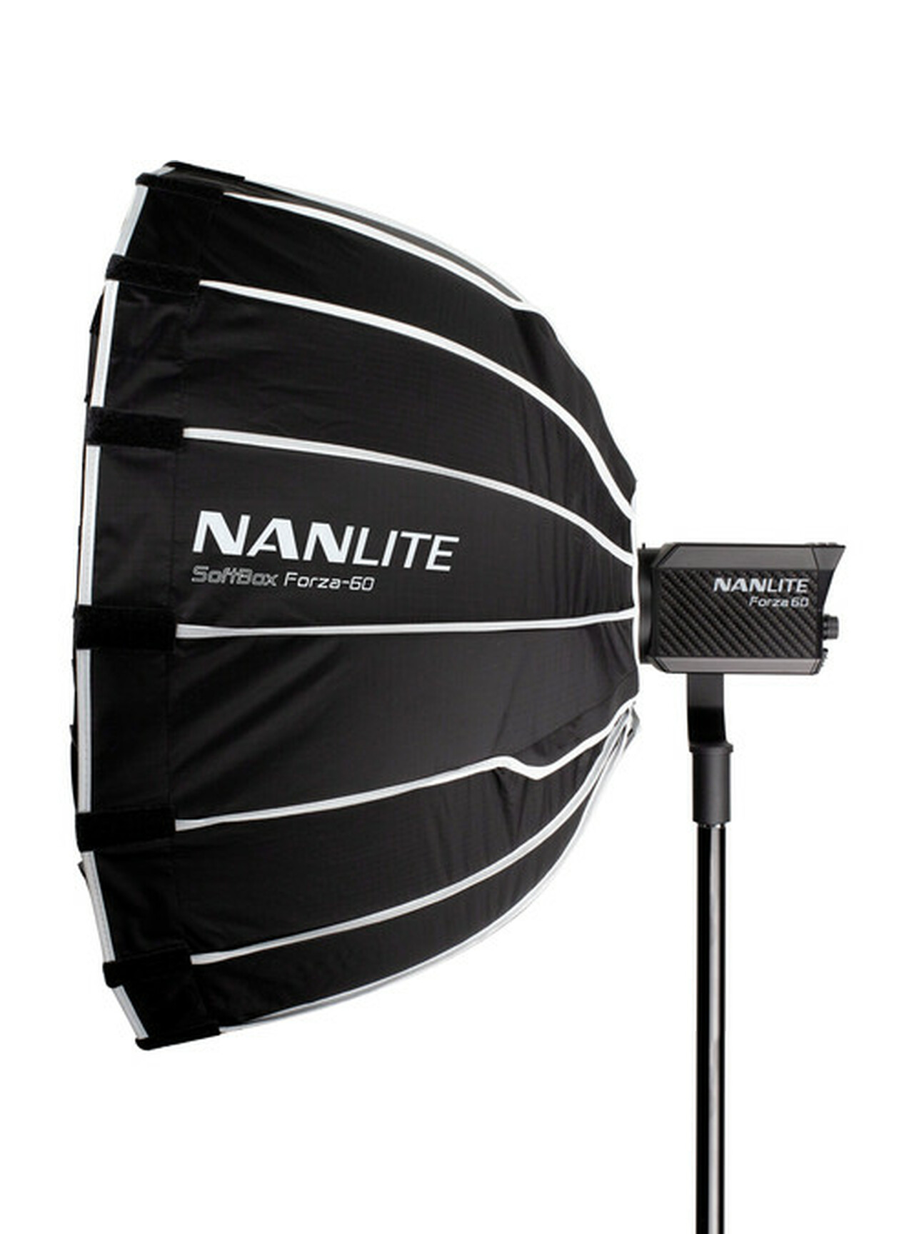 Nanlite Forza 60 with small octa