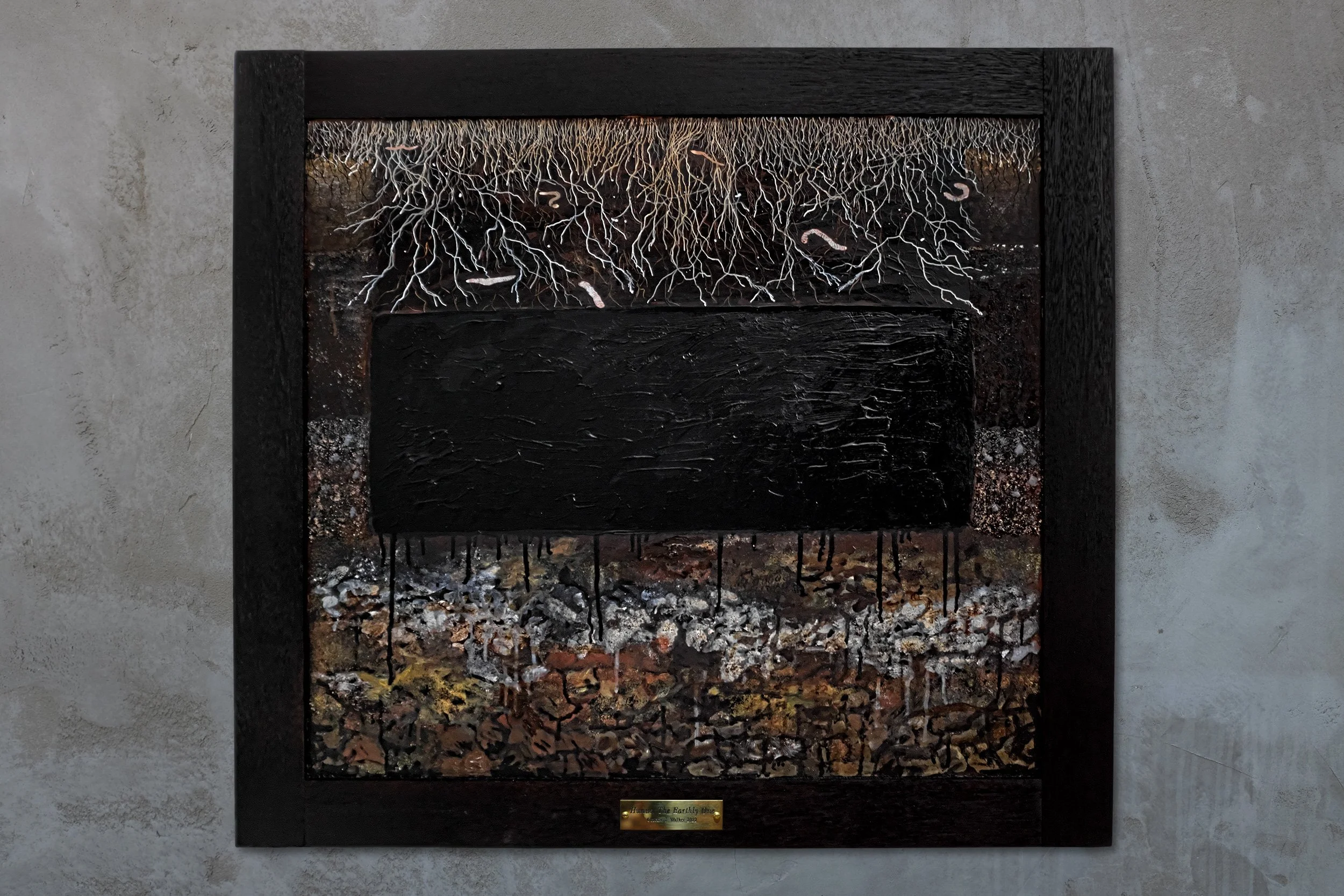 Humus, the earthly one. A painting by Graeme Walker