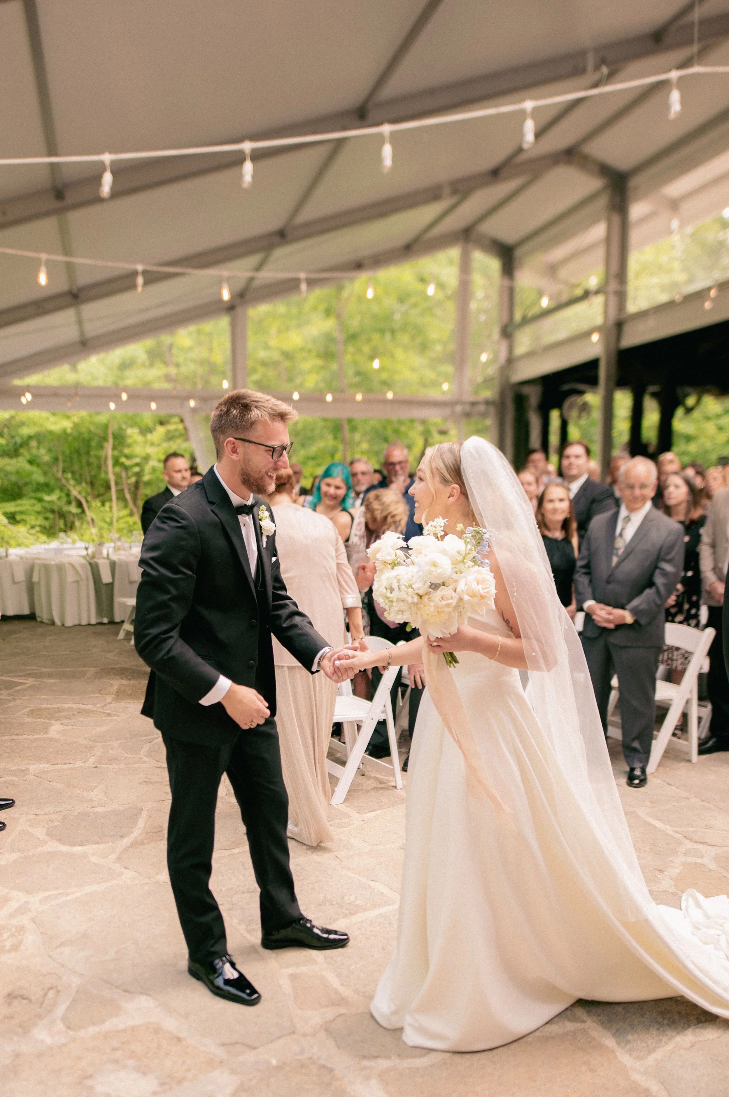 02.1-processional-WEB-LexiAlex-.025_250517_nikon z6ii_American Wedding, Cincinnati, Cincinnati Nature Center, Krippendorf Lodge, Ohio, Processional, Summer, Wedding Ceremony, Woodland-.jpg