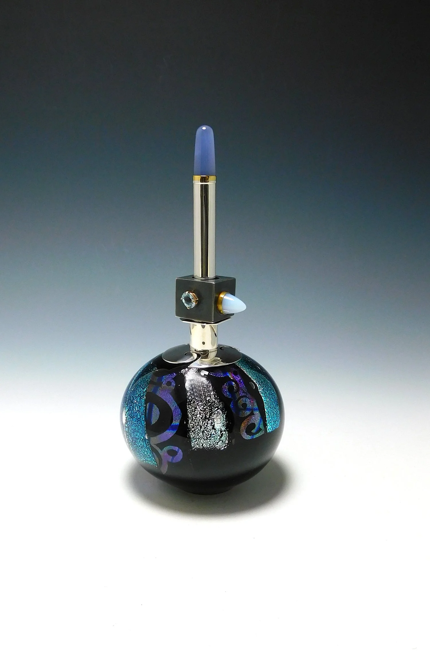 Chalcedony Perfume Bottle/Pendant