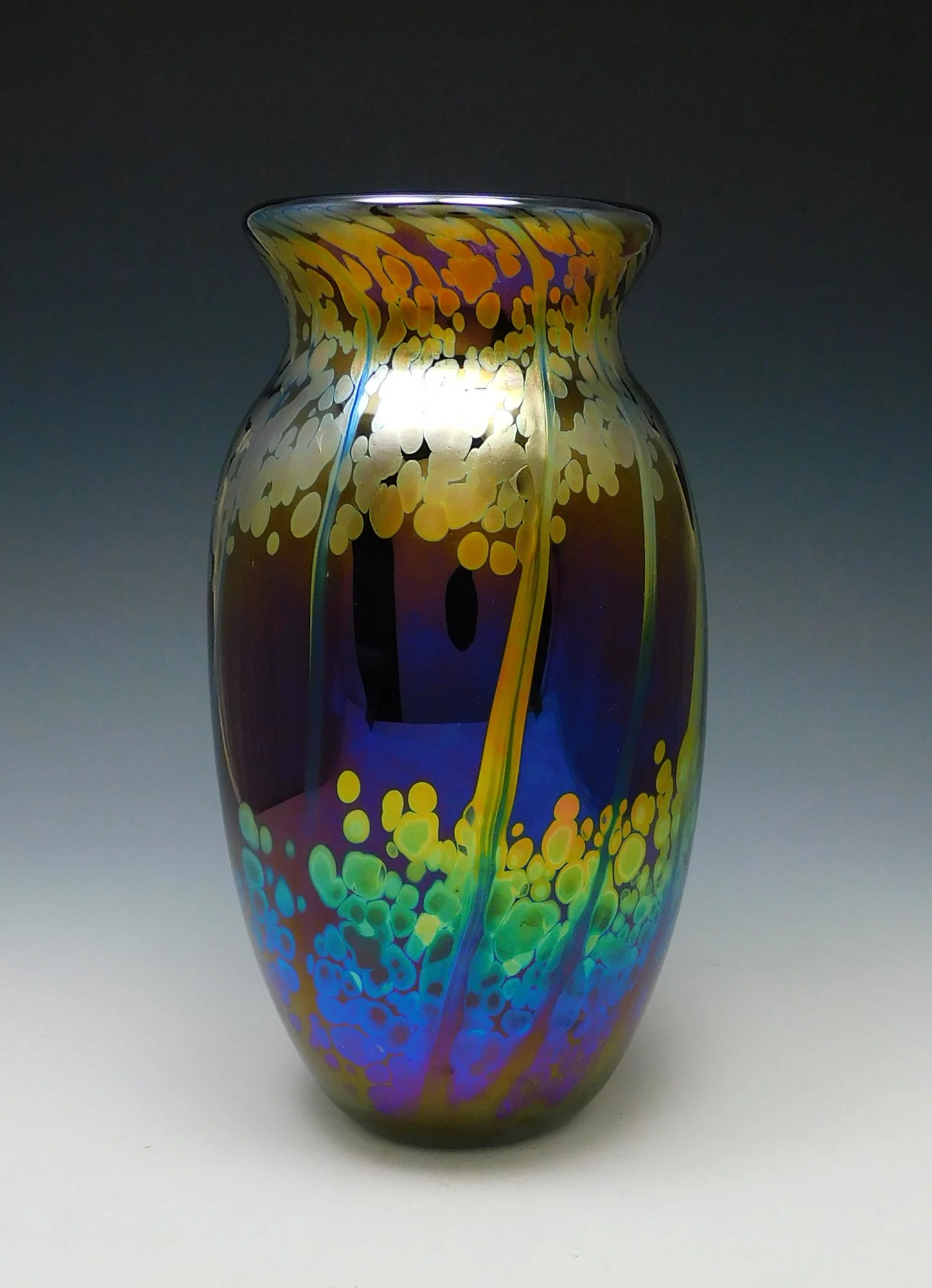 Gold Forest Amphora Vase