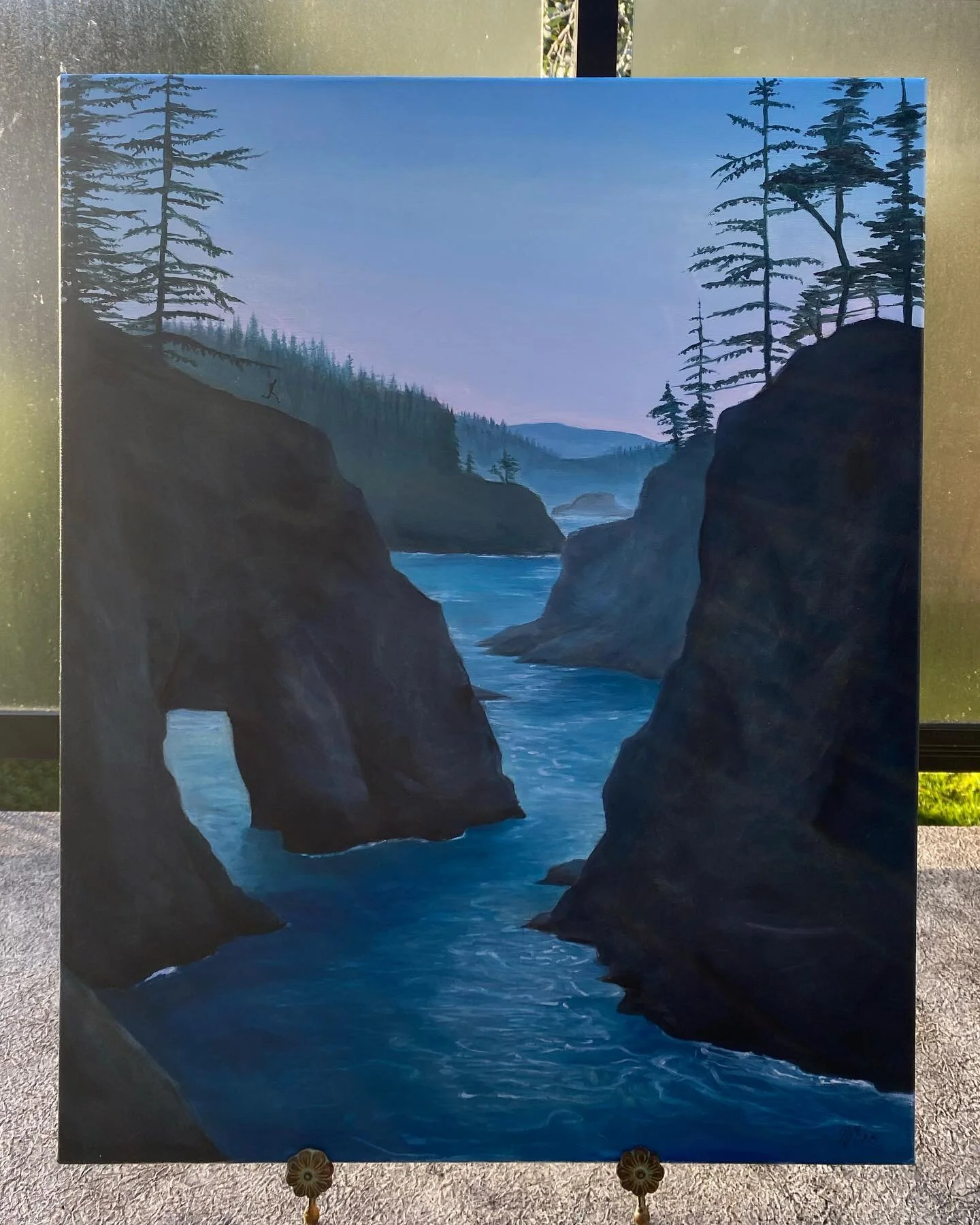 22x28&rdquo; oil on canvas. sold
A photograph by @erictigges 
Also I&rsquo;m currently working on a website so keep an eye out for that 😊 all my current works will be posted there from now on so it&rsquo;ll be easier to see which paintings are still