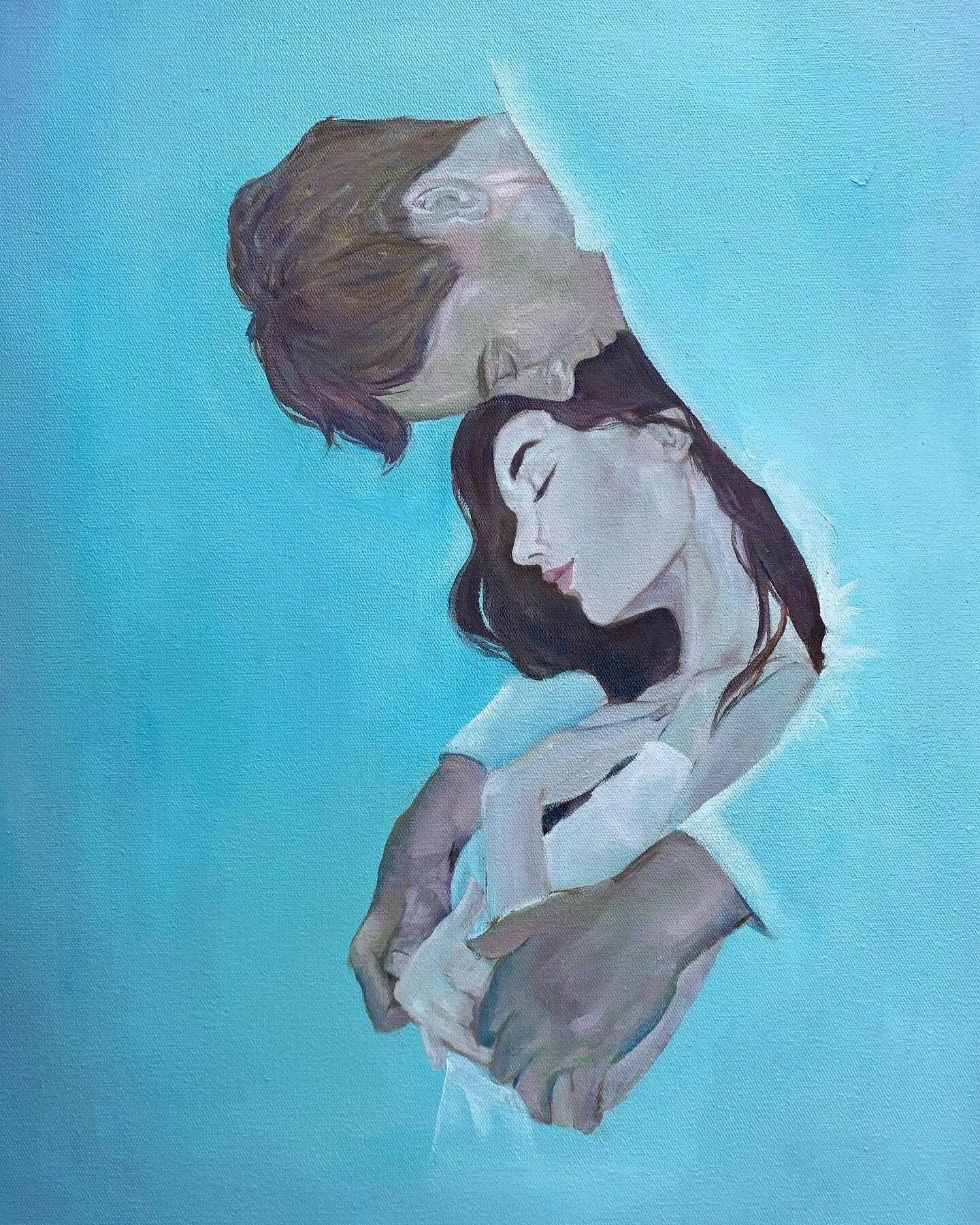 I listened to Tompkins square park by Mumford and Sons practically on repeat while painting this
