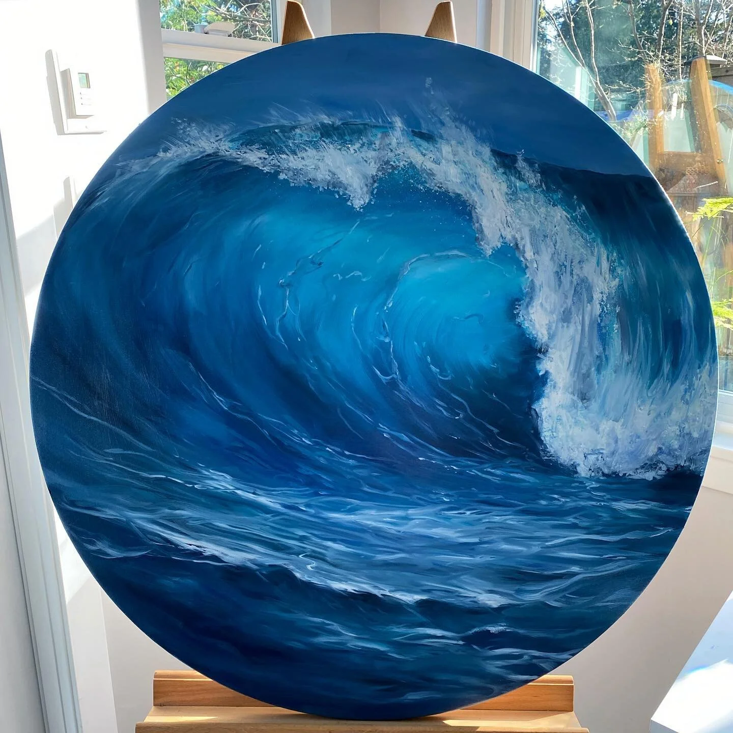 2021 is pulling the inspiration out of me!!
Oil on canvas H 35&rdquo; x W 35&rdquo; Sold.