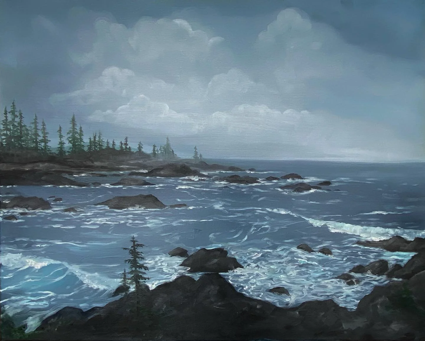 Ucleulet storms
30x24&rdquo; oil on canvas