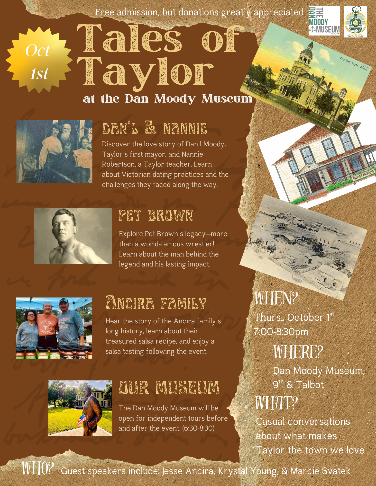 Tales of Taylor ~ Hometown Conversations