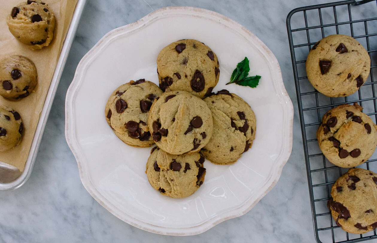 Mint Chocolate Chip Cookies &amp; ELF
