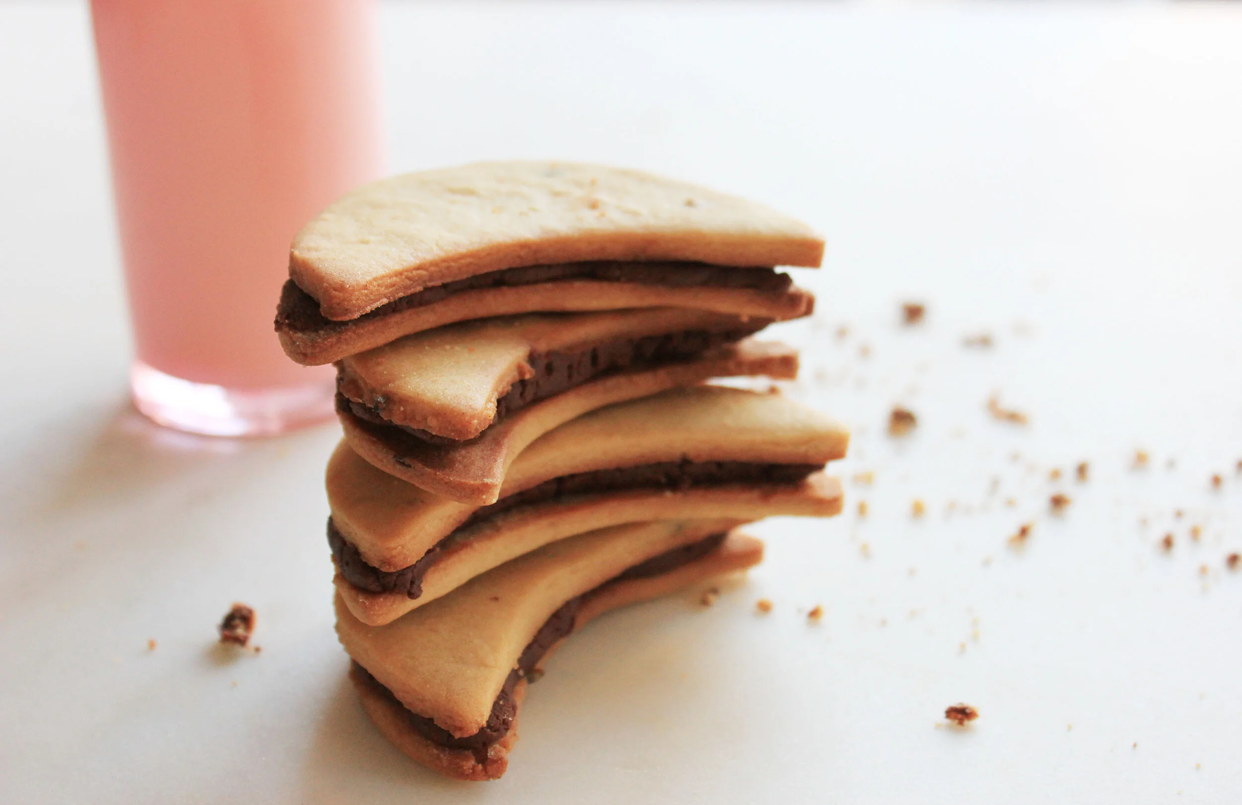Mint Chocolate Lavender Moon Cookies &amp; PAPER MOON
