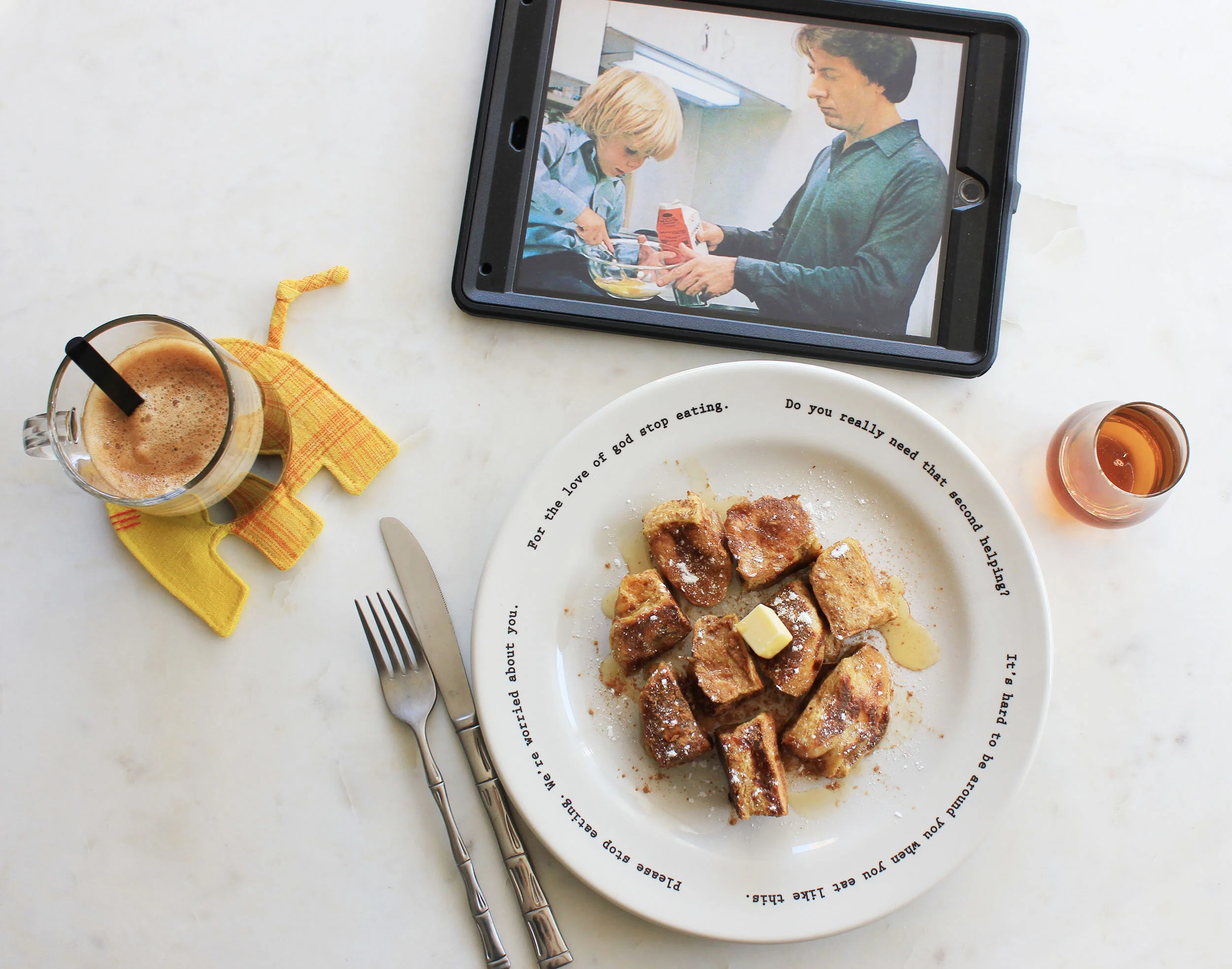 Homemade Egg Bread French Toast Bites &amp; KRAMER VS. KRAMER
